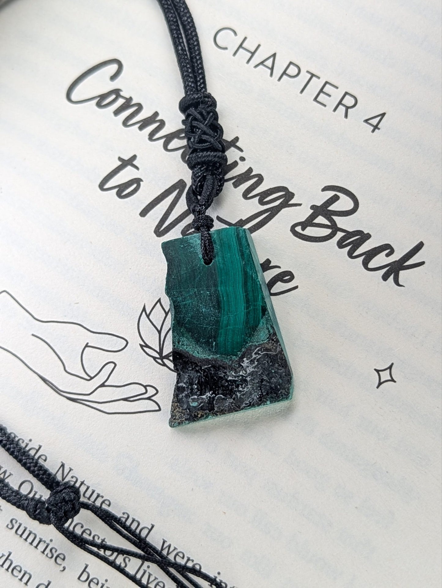 Malachite pendants-Rough - 11g image