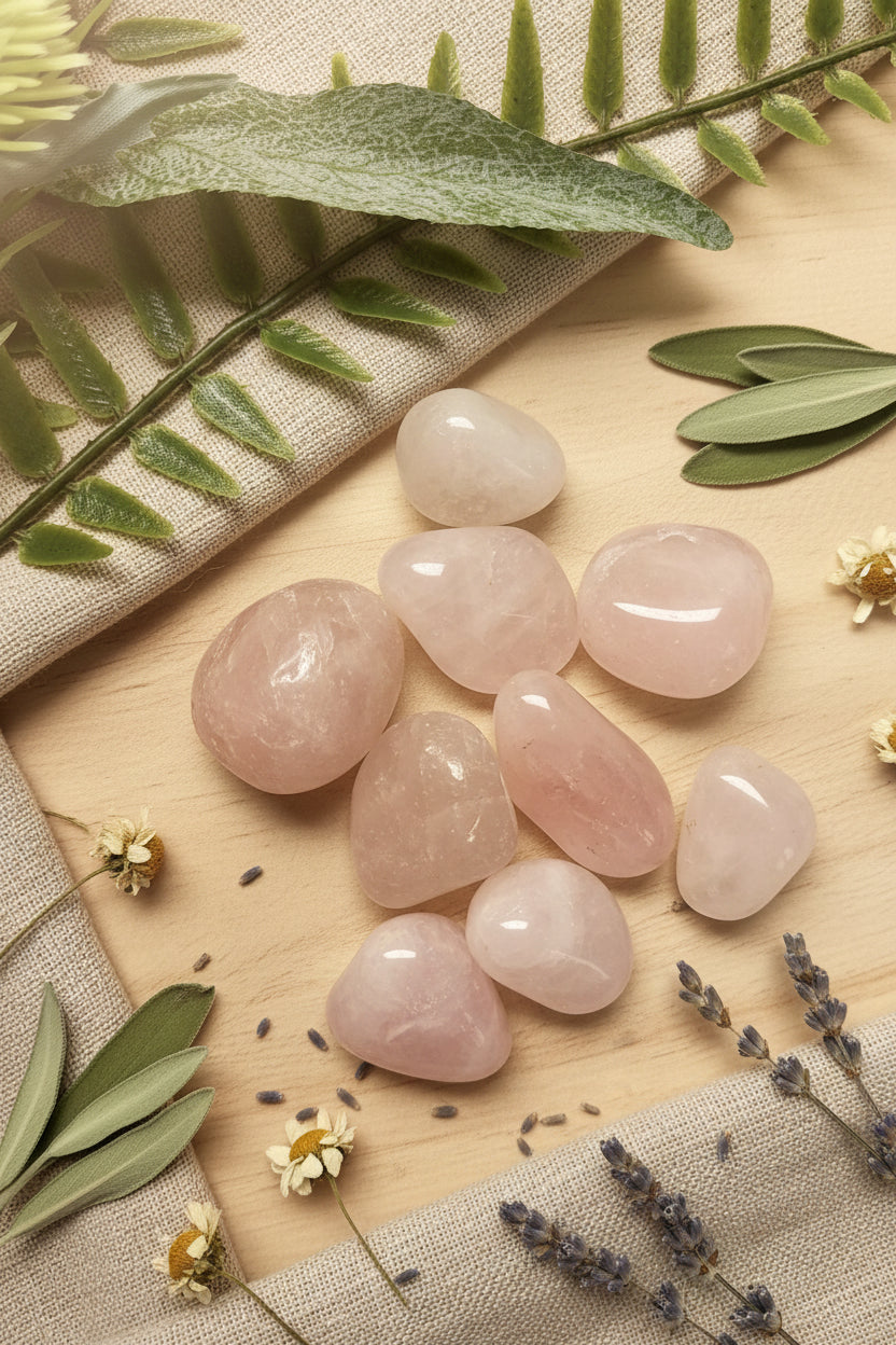 Rose Quartz Tumble Stone image 0