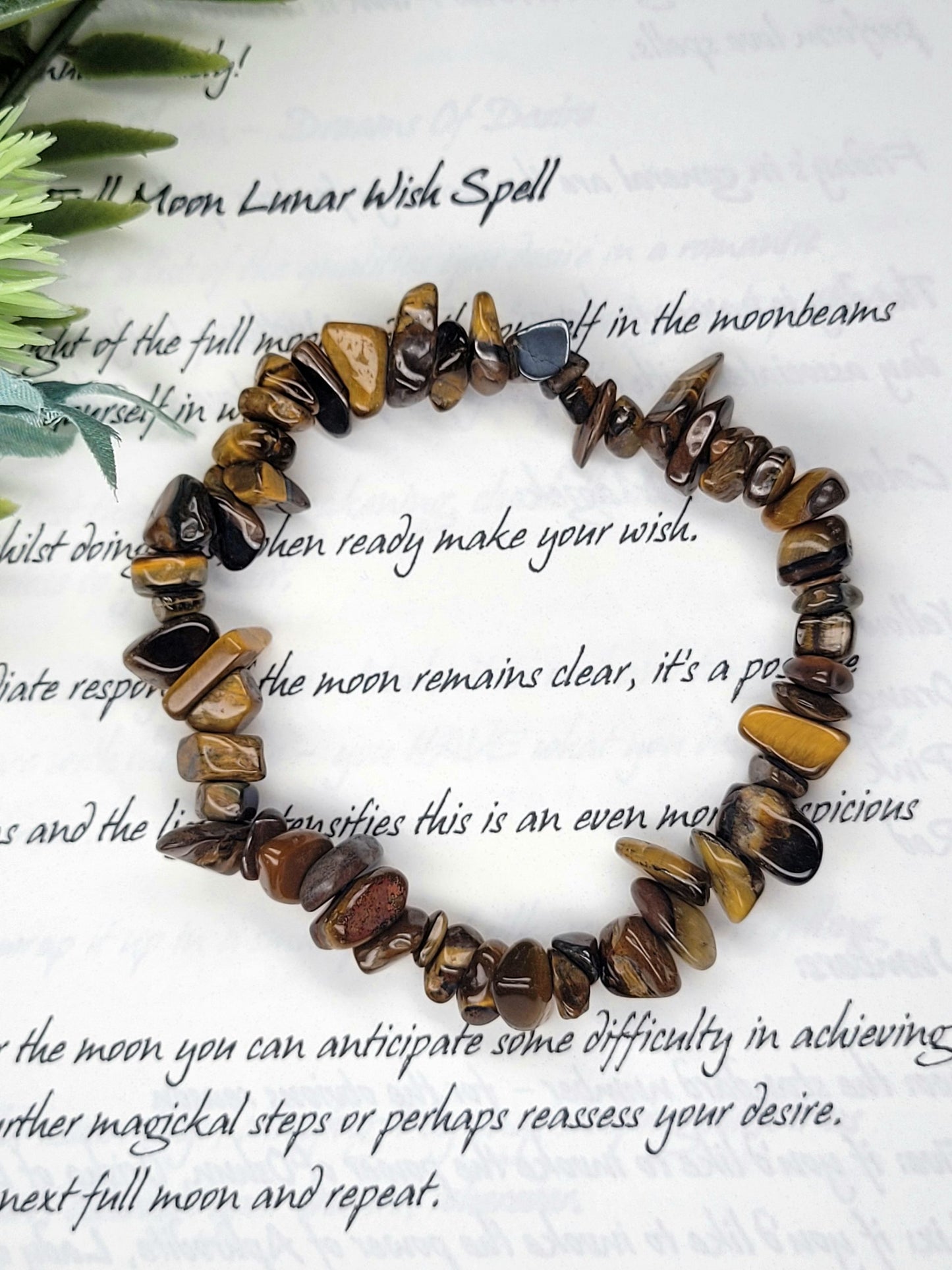 Tigers eye chip bracelet image 0
