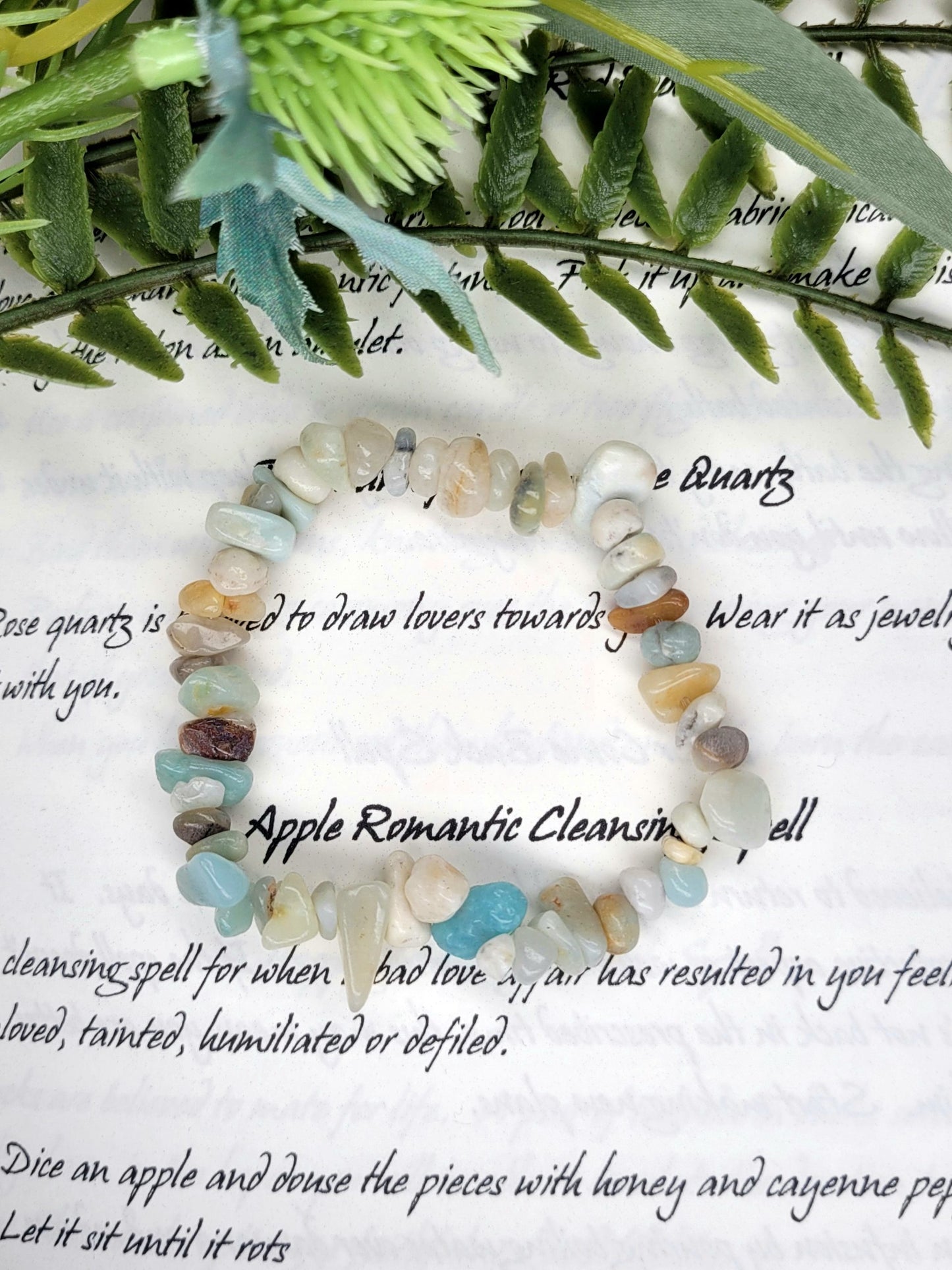 Amazonite chip bracelet image 0