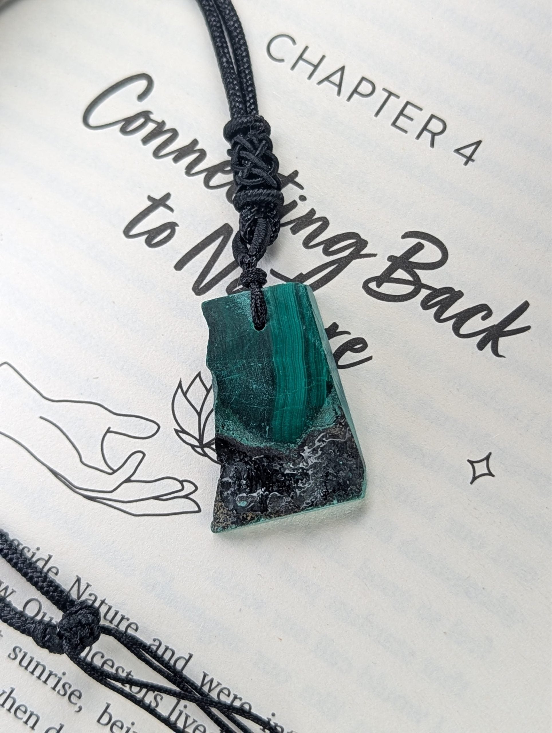 Malachite pendants-Rough - 11g image
