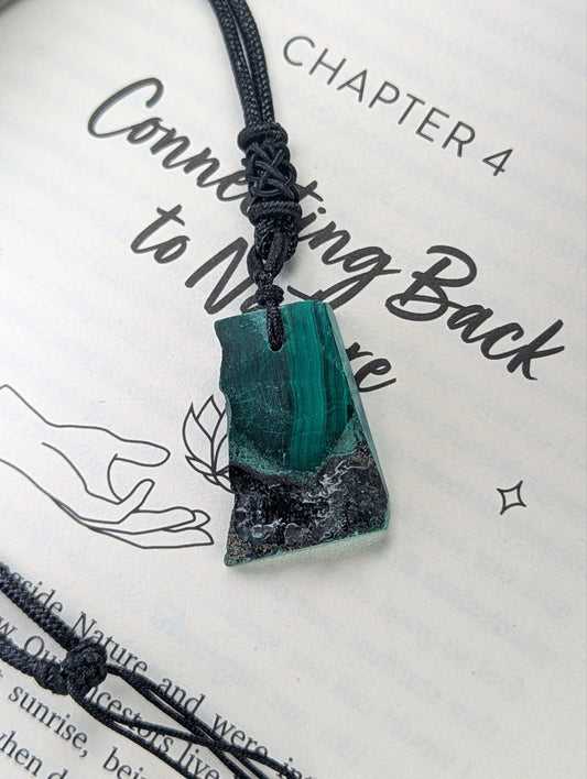 Malachite pendants-Rough - 11g image