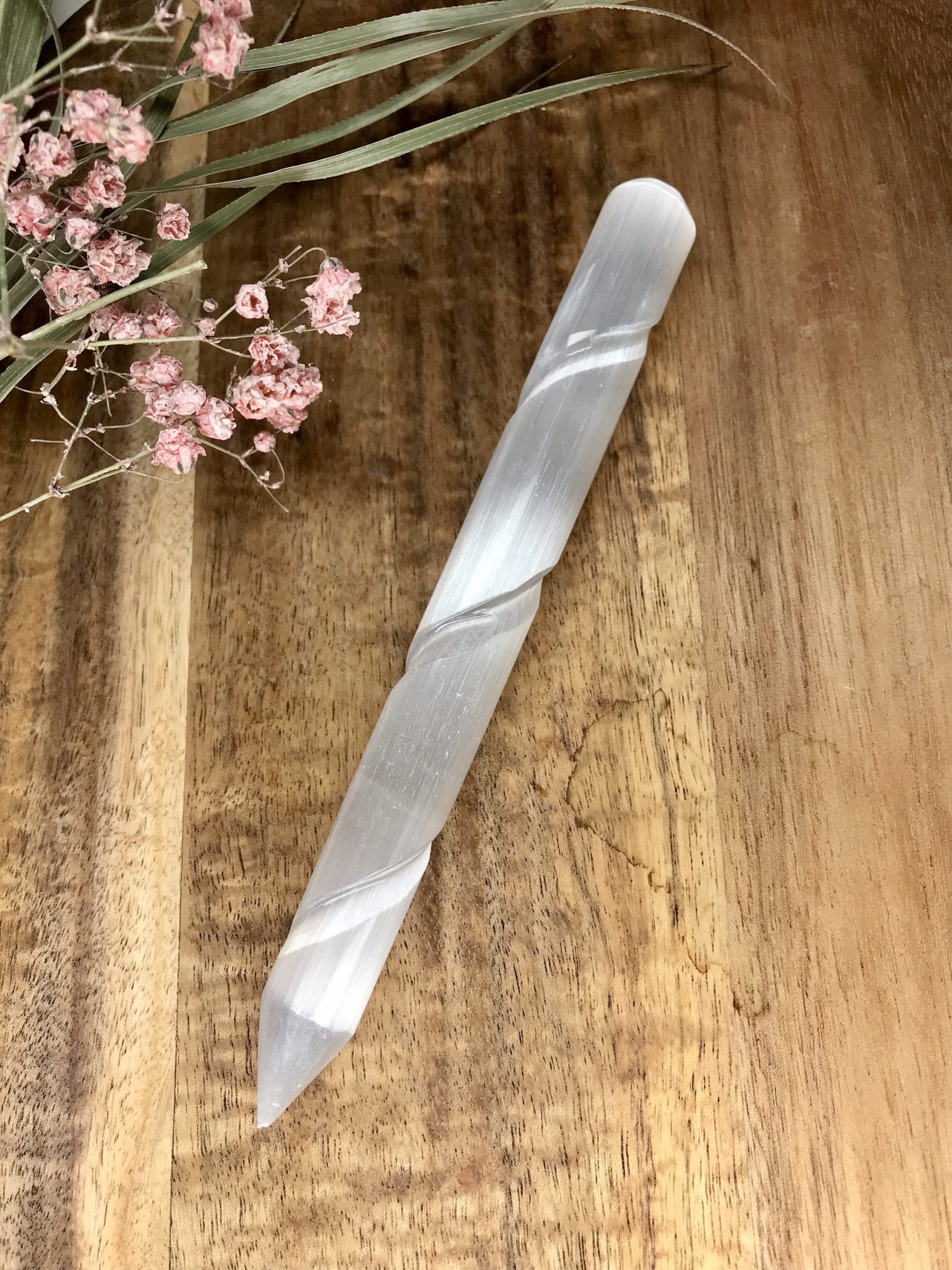 Selenite Wand 15cm image 1