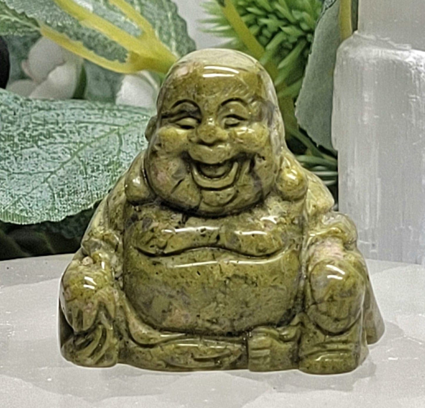 Gemstone Buddhas - Unakite image