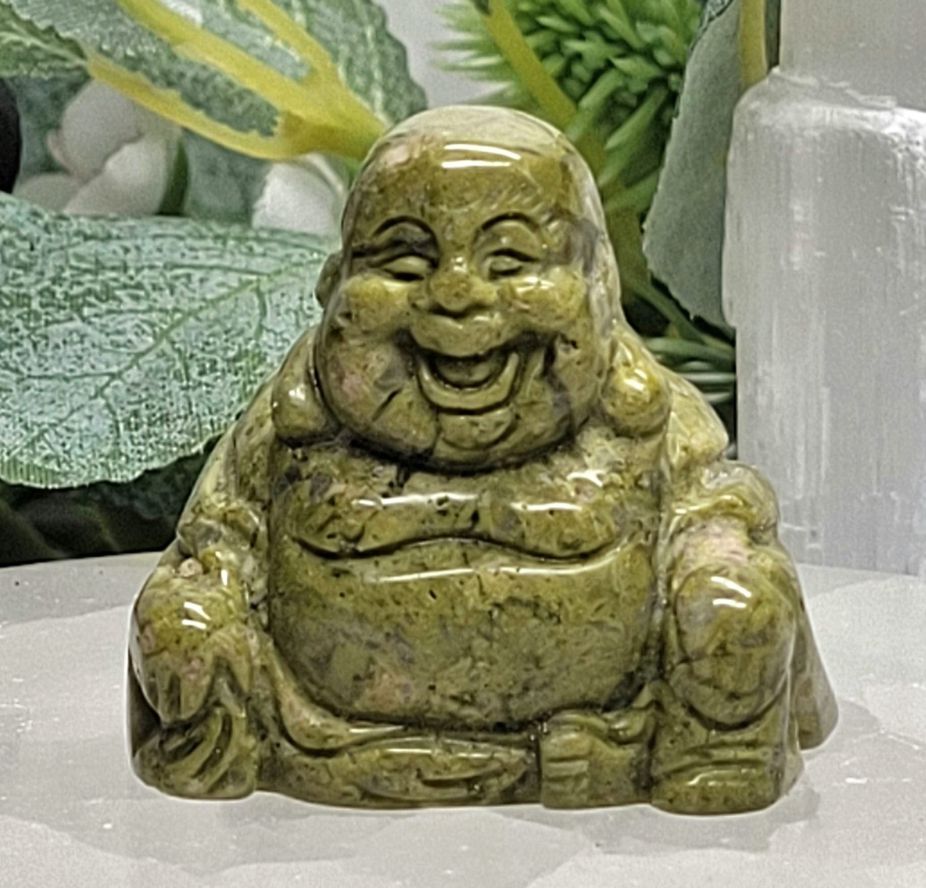 Gemstone Buddhas - Unakite image