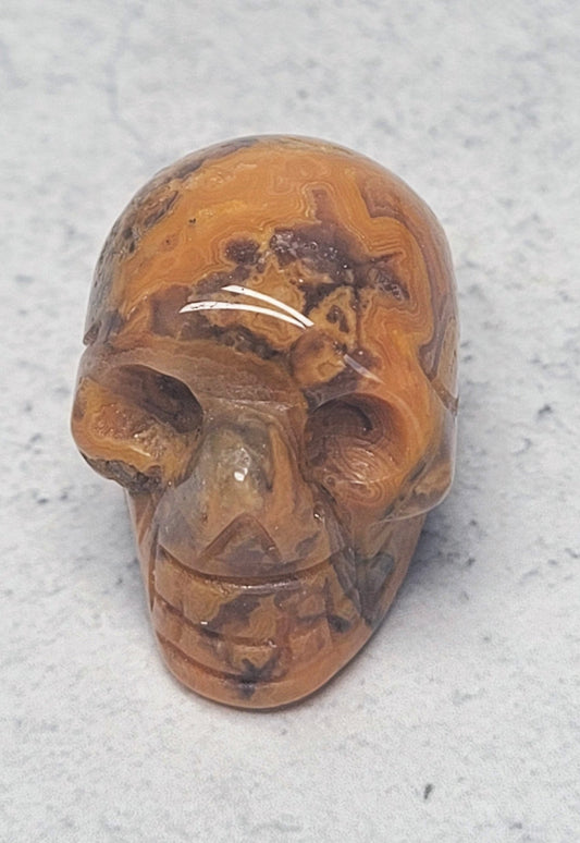 Gemstone Mini Skulls 1.2" - Agate image