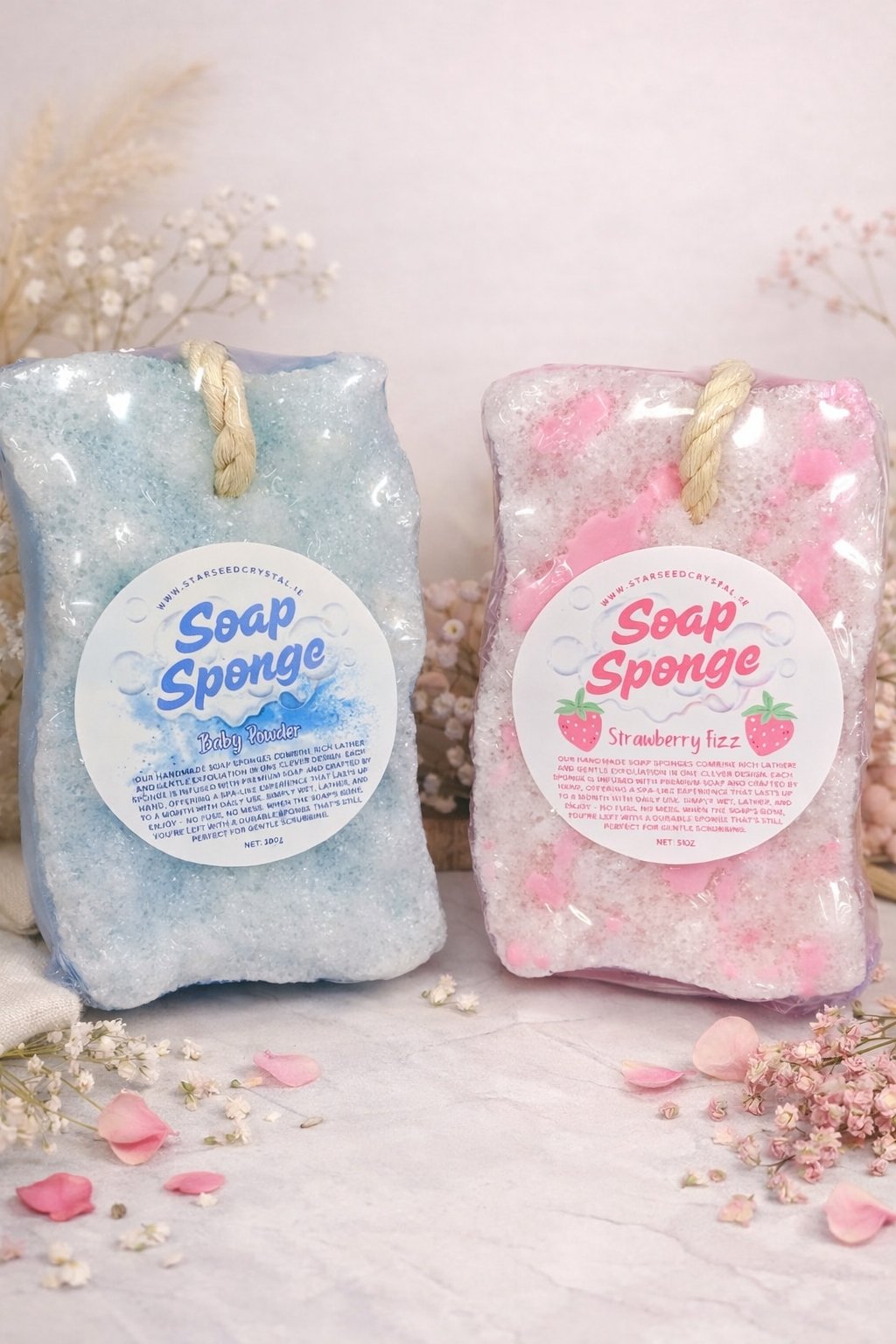 Handcrafted Soap-Filled Sponges image 0