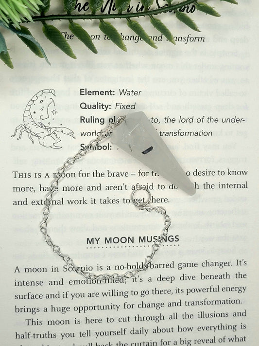 Rutilated Quartz pendulum (L) image 0