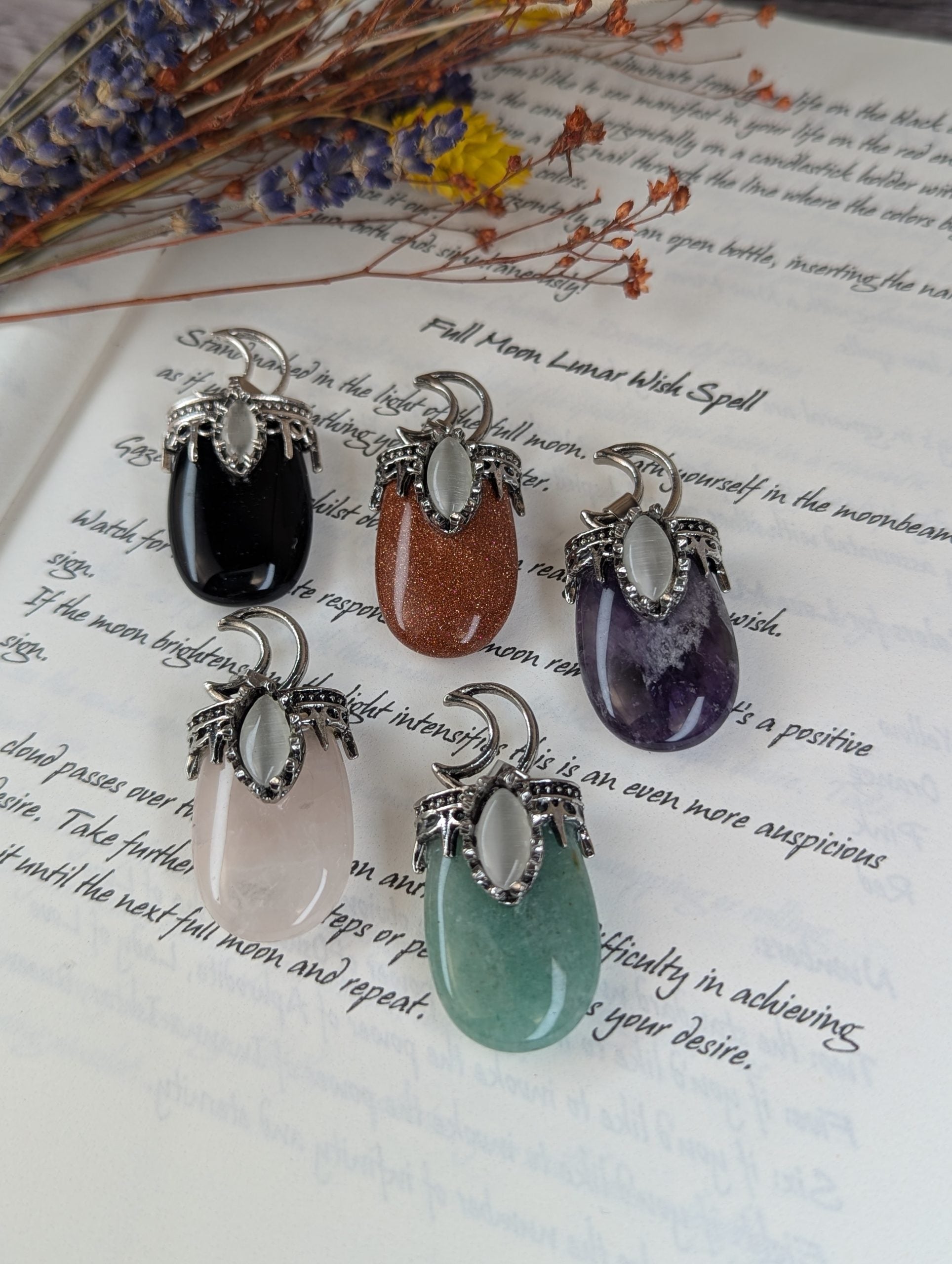Crystal Moon Pendants image 0