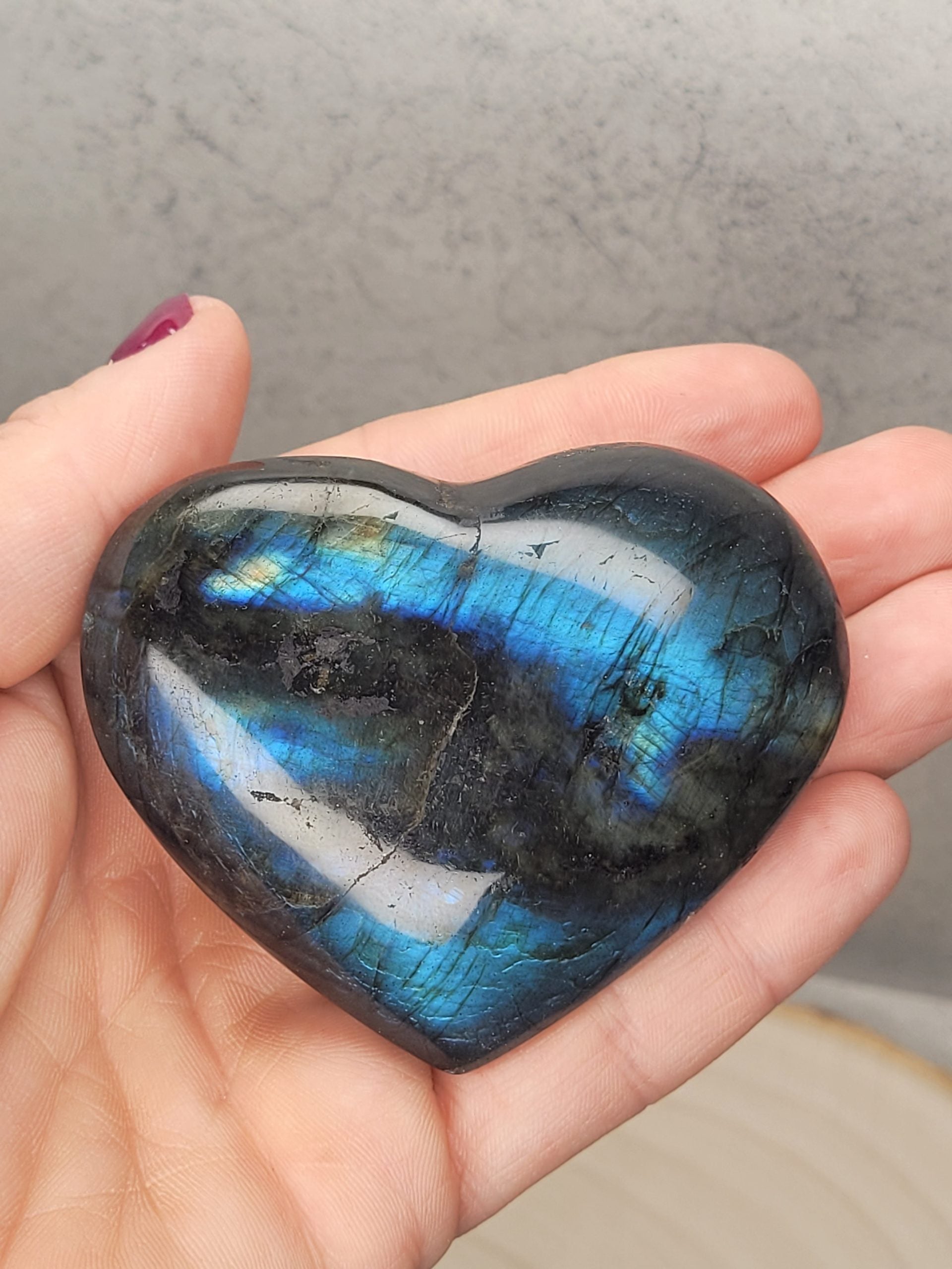 Labradorite Hearts - 122g image
