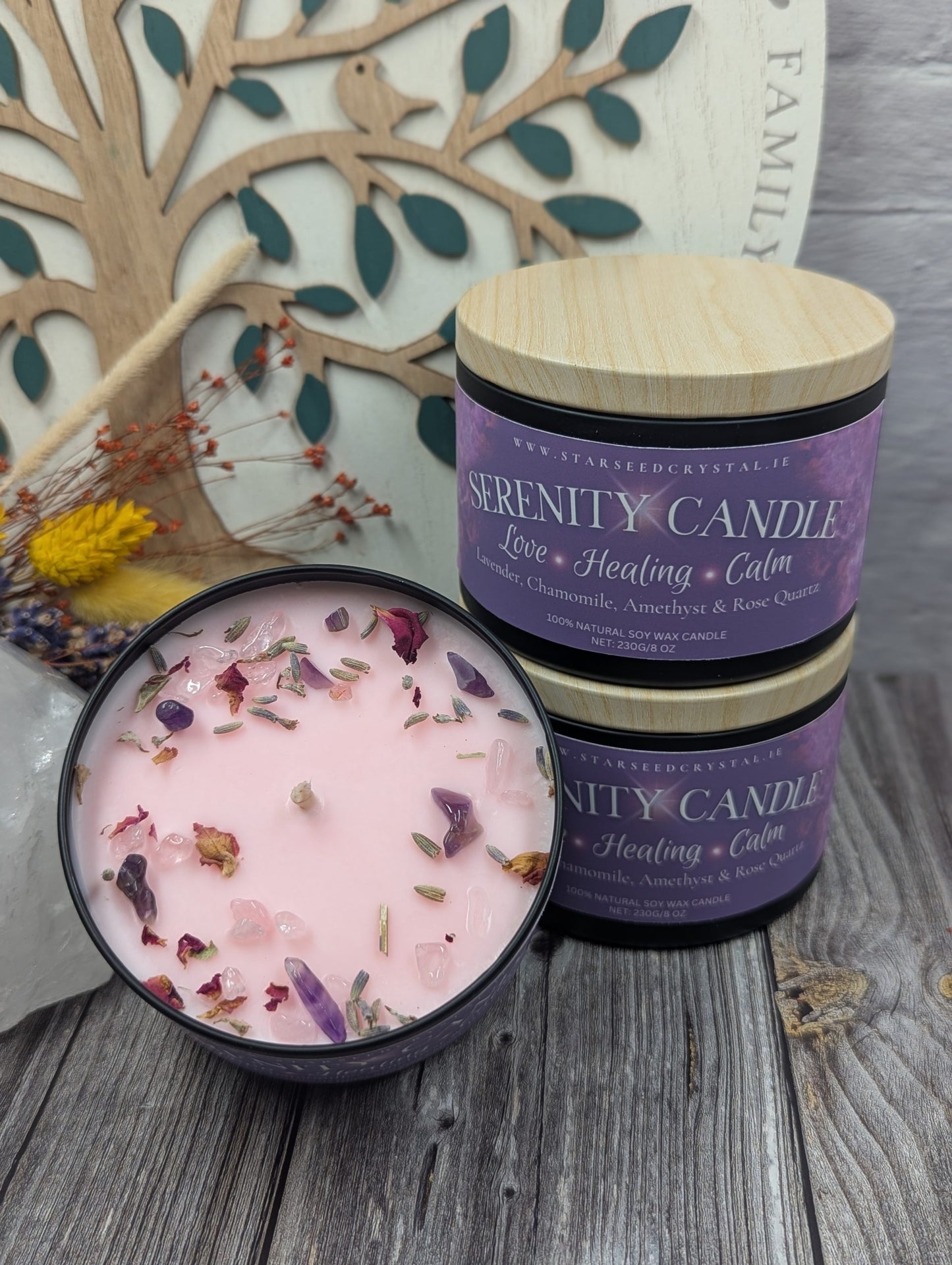 Serenity Candle- Peace,Love &amp; Harmony image 0