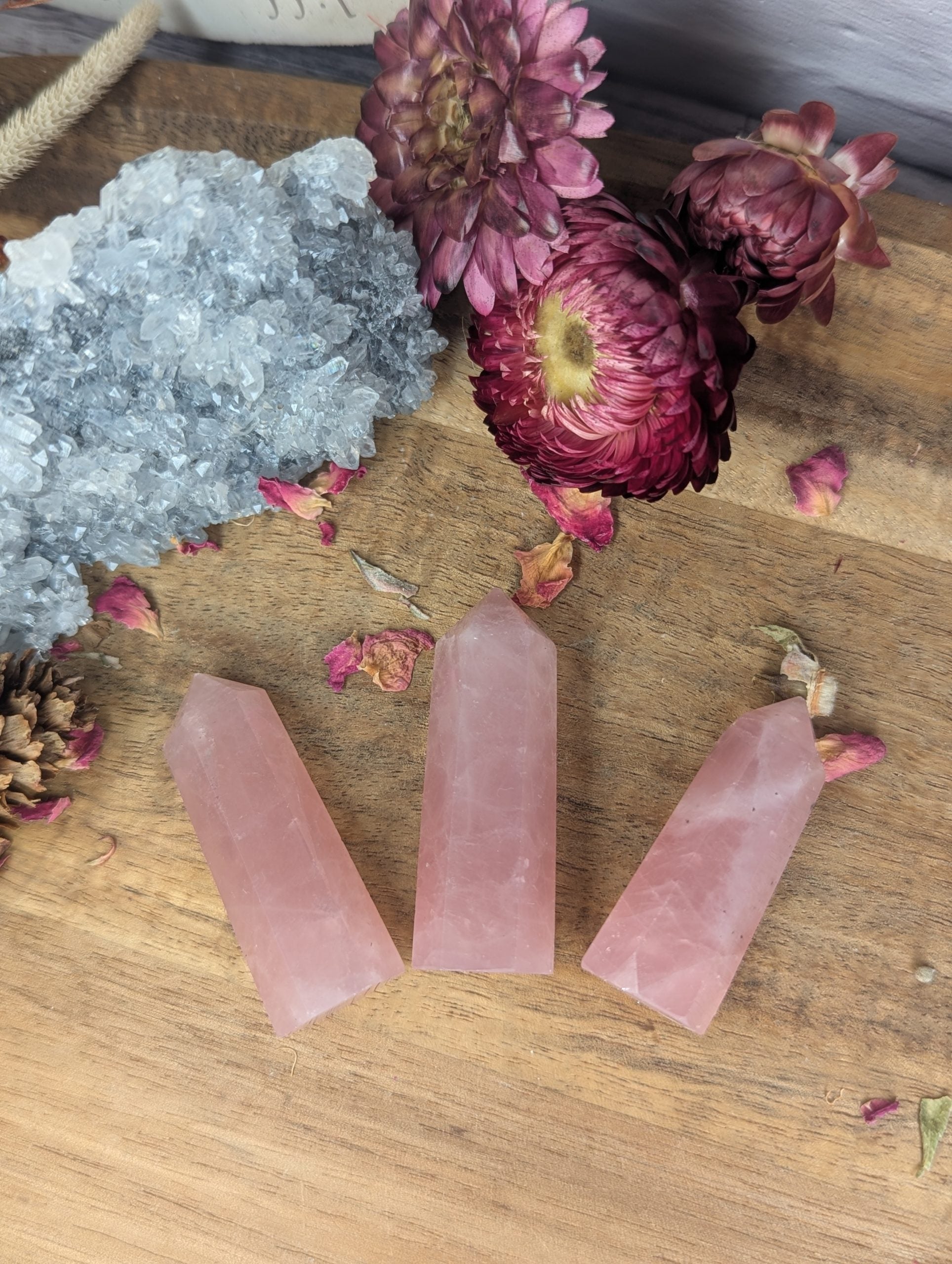 Rose Quartz Mini Towers 4-5cm image 0