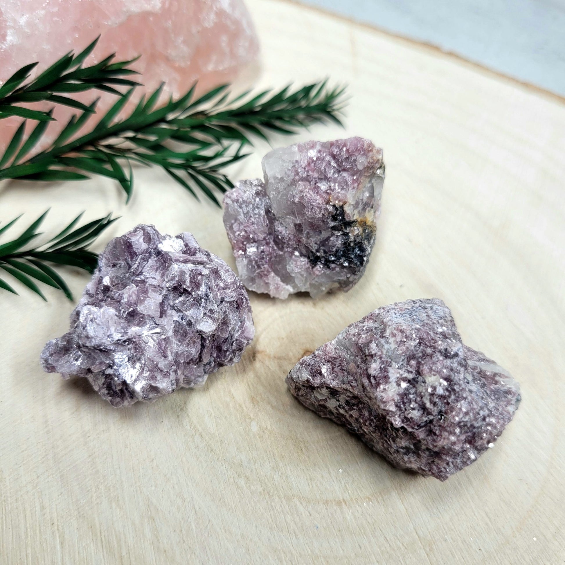 Raw Lepidolite crystal image 0