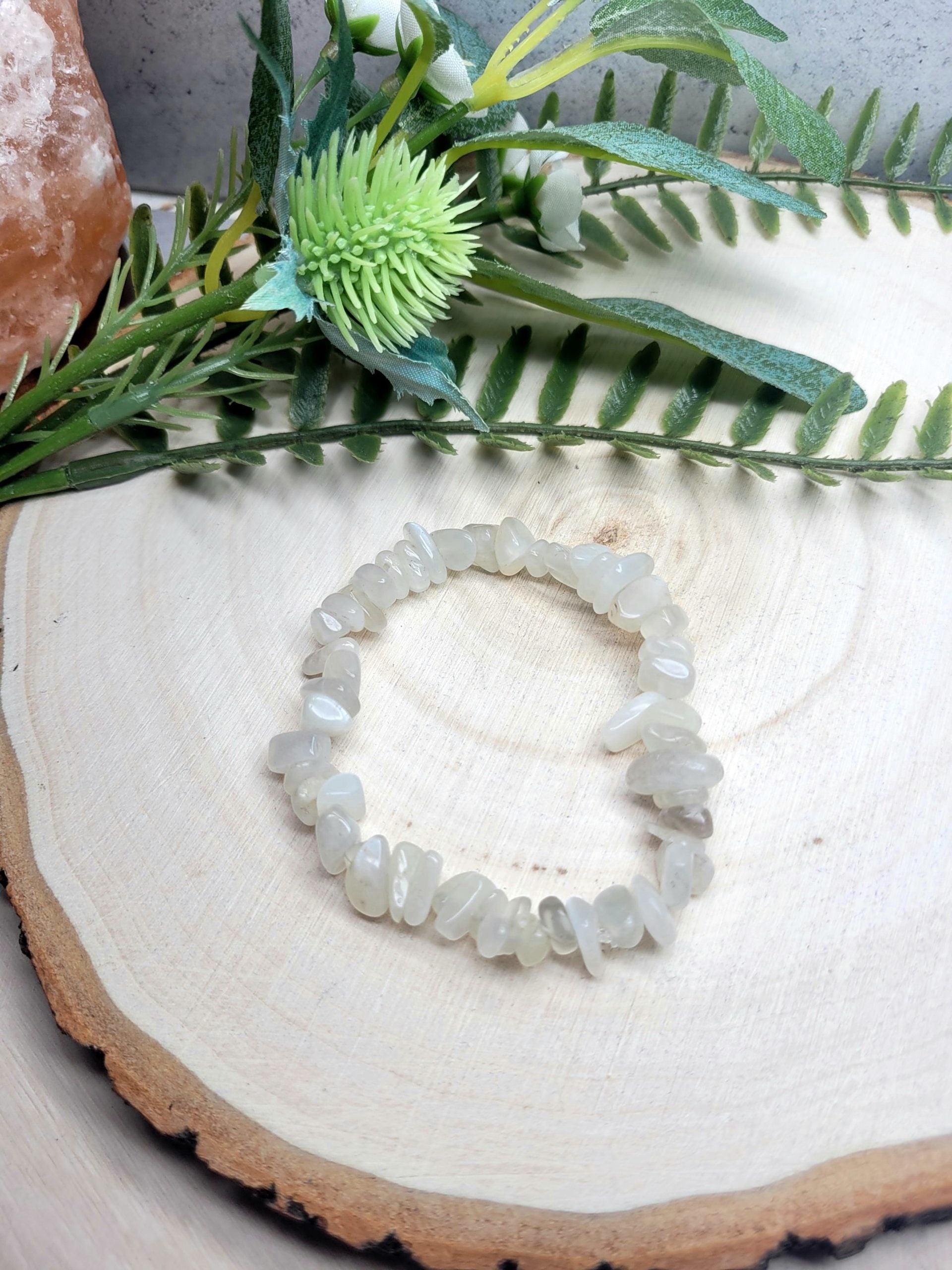 Moonstone chip bracelet image 0