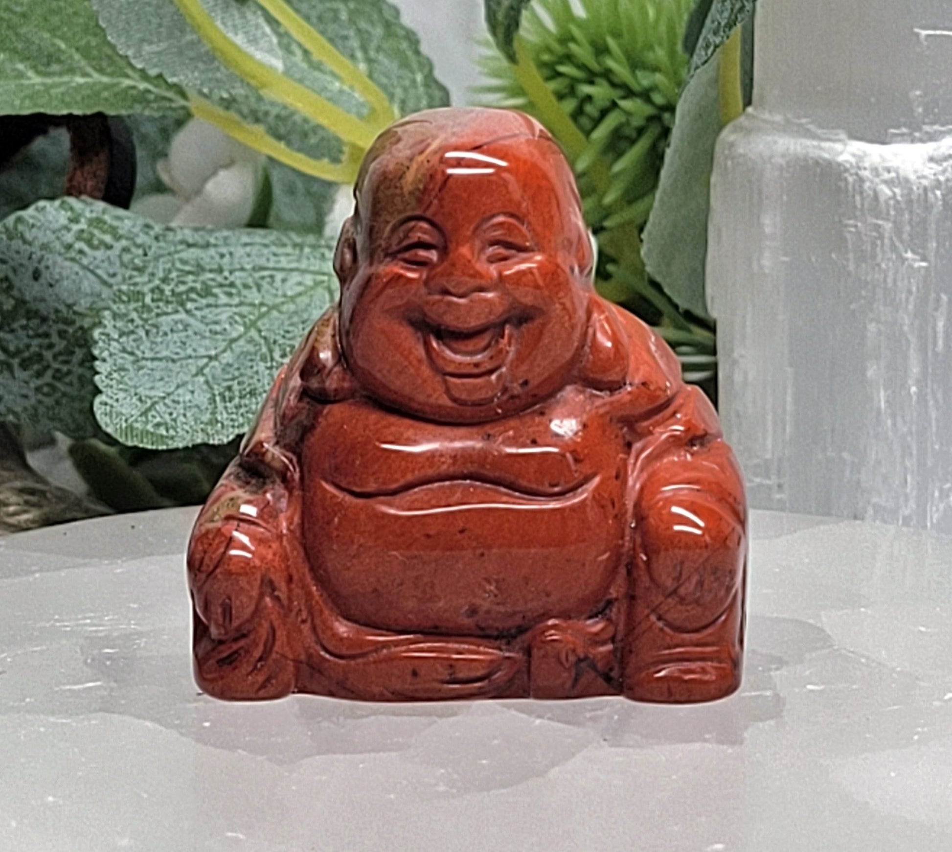 Gemstone Buddhas - Red Jasper image