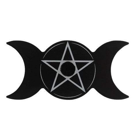 Triple Moon Spell Candle Holder image 1