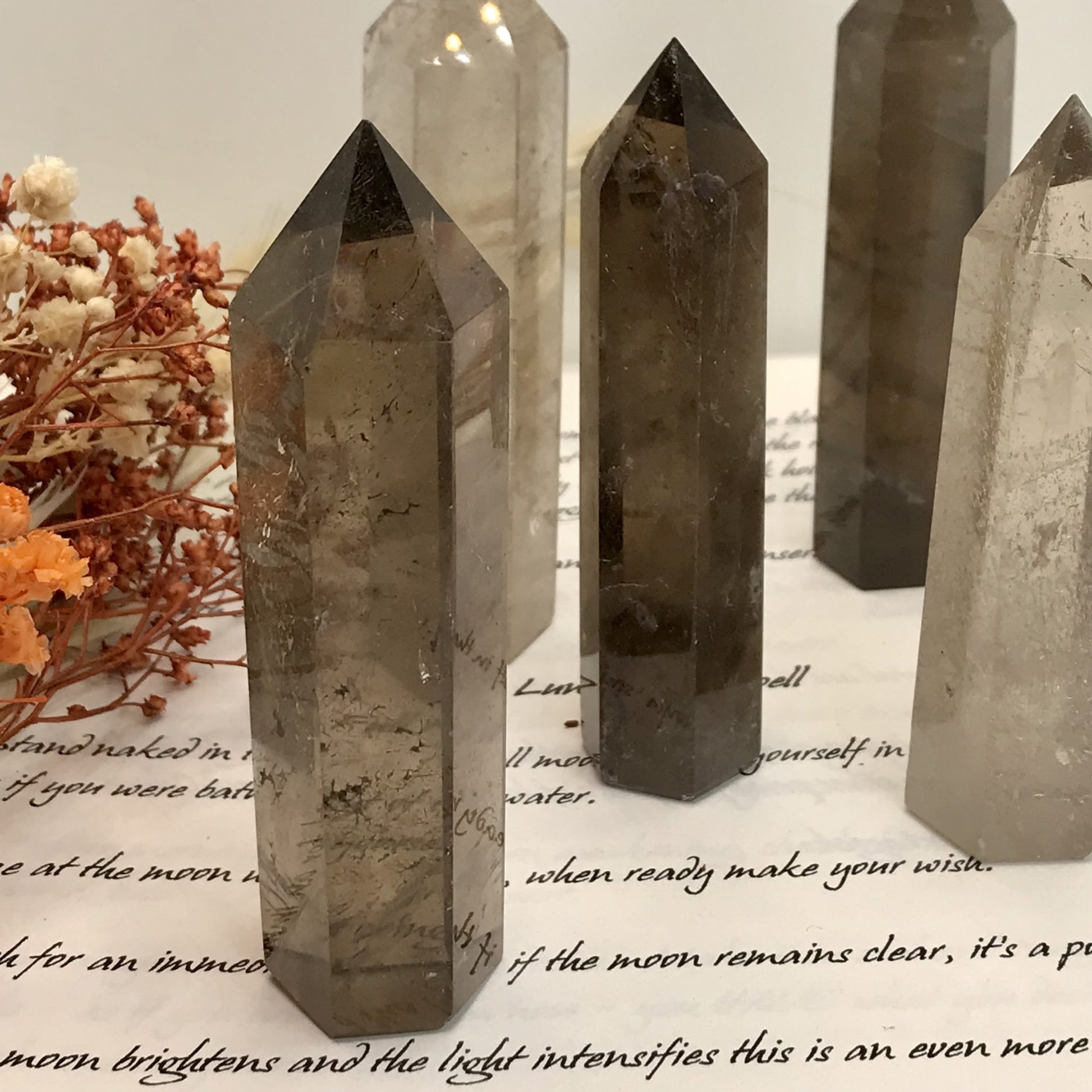 Smoky Quartz Towers 5-6cm image 1