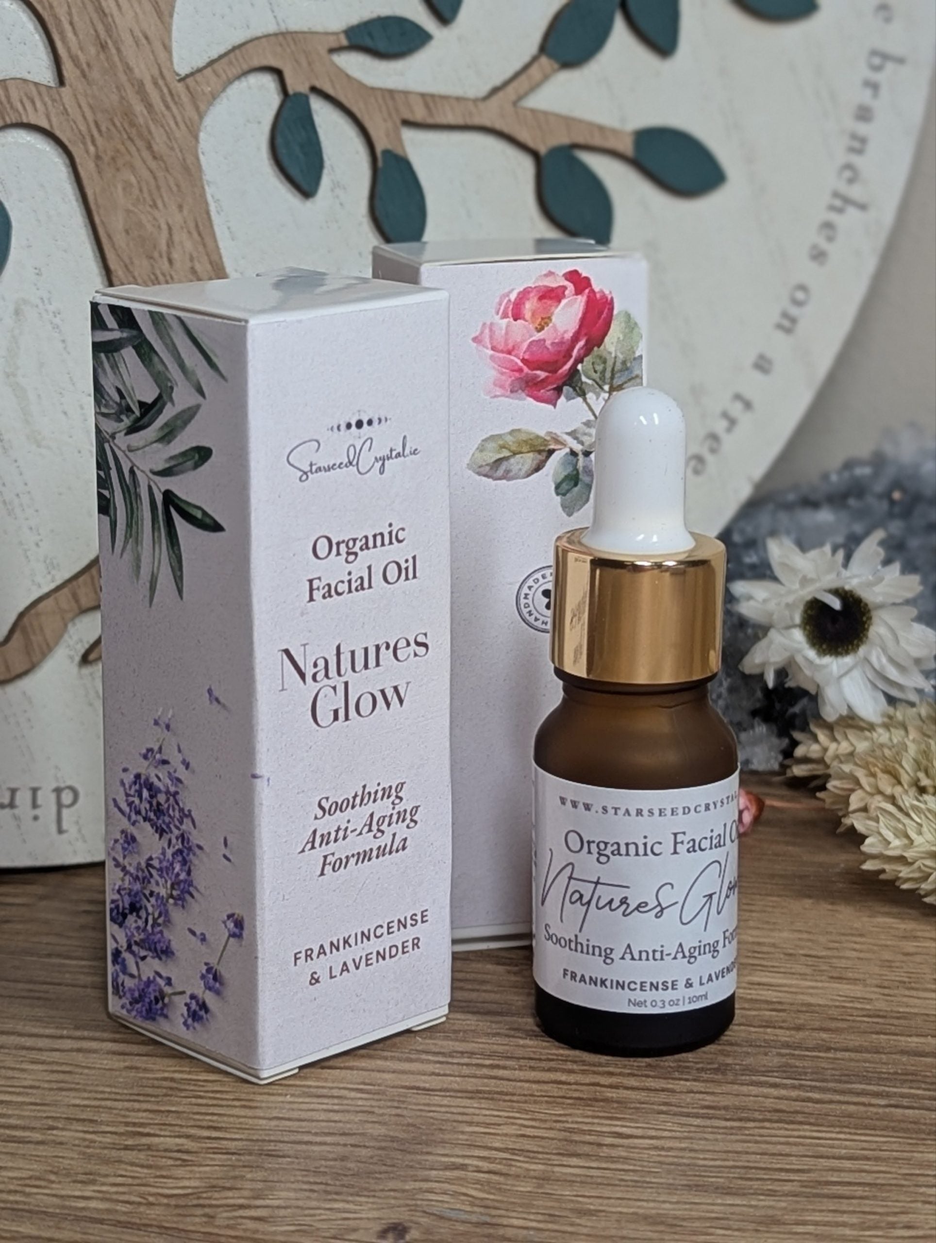 Organic Facial Oil & Gua Sha image 0