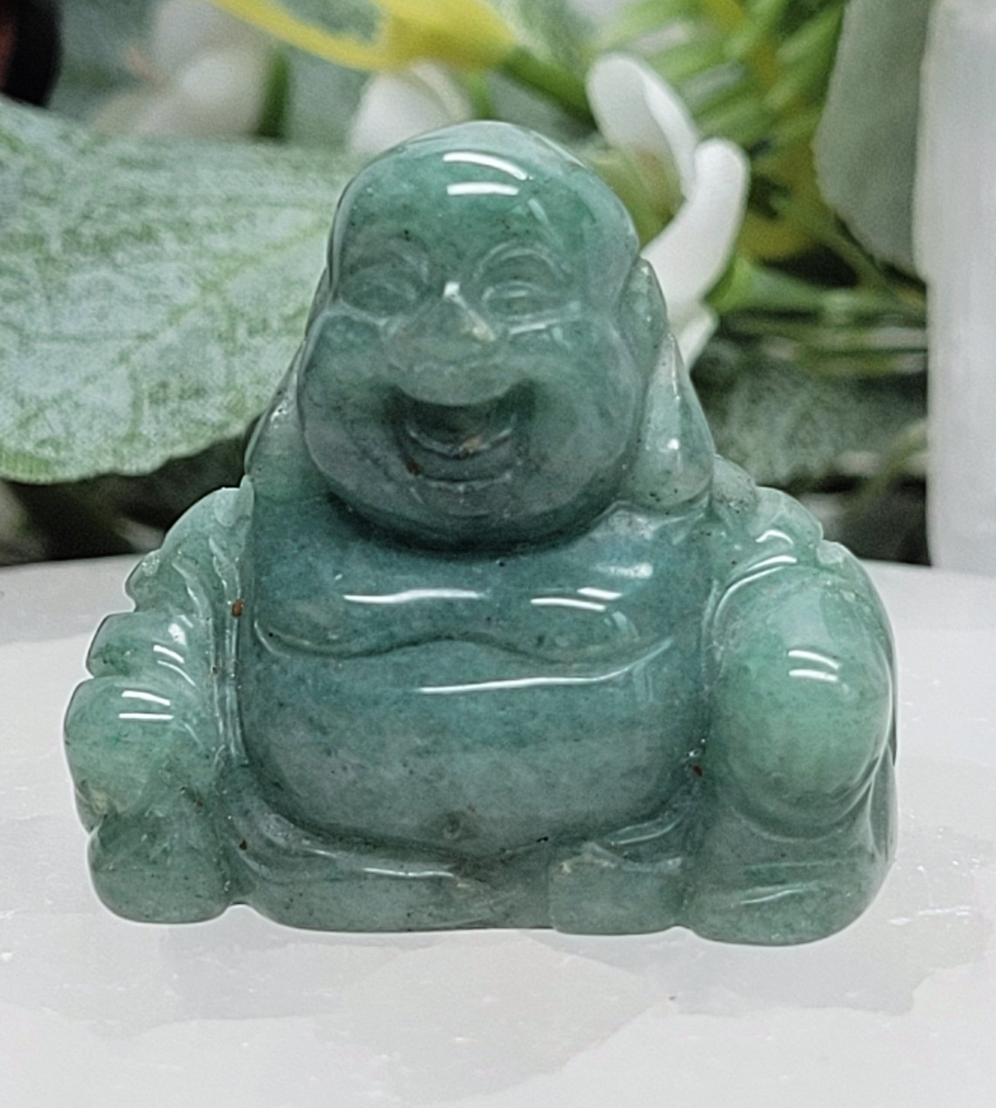 Gemstone Buddhas - Green Adventurine image