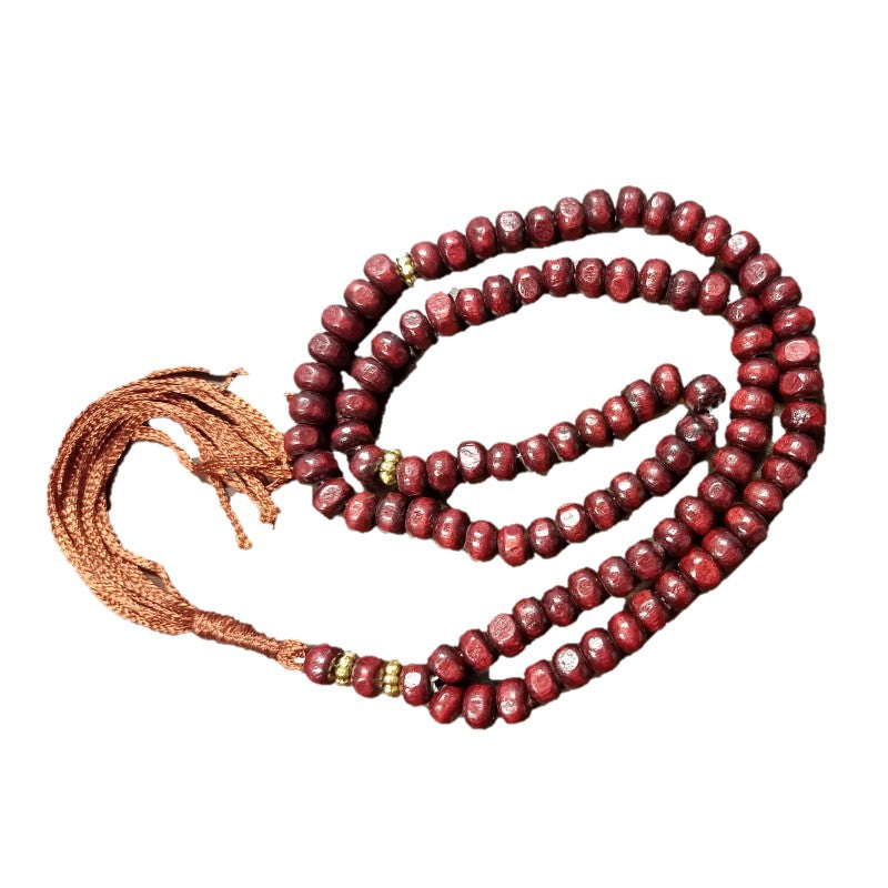 Mala Beads- Fig wood image 1