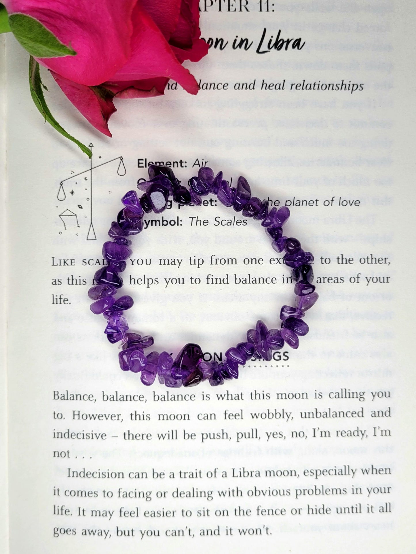 Amethyst Chip bracelet image 0