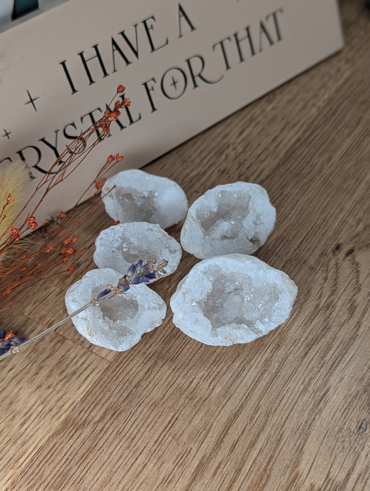 Mini Clear Quartz Geodes image 0
