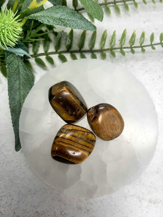 Tigers eye Tumble Stone image 0