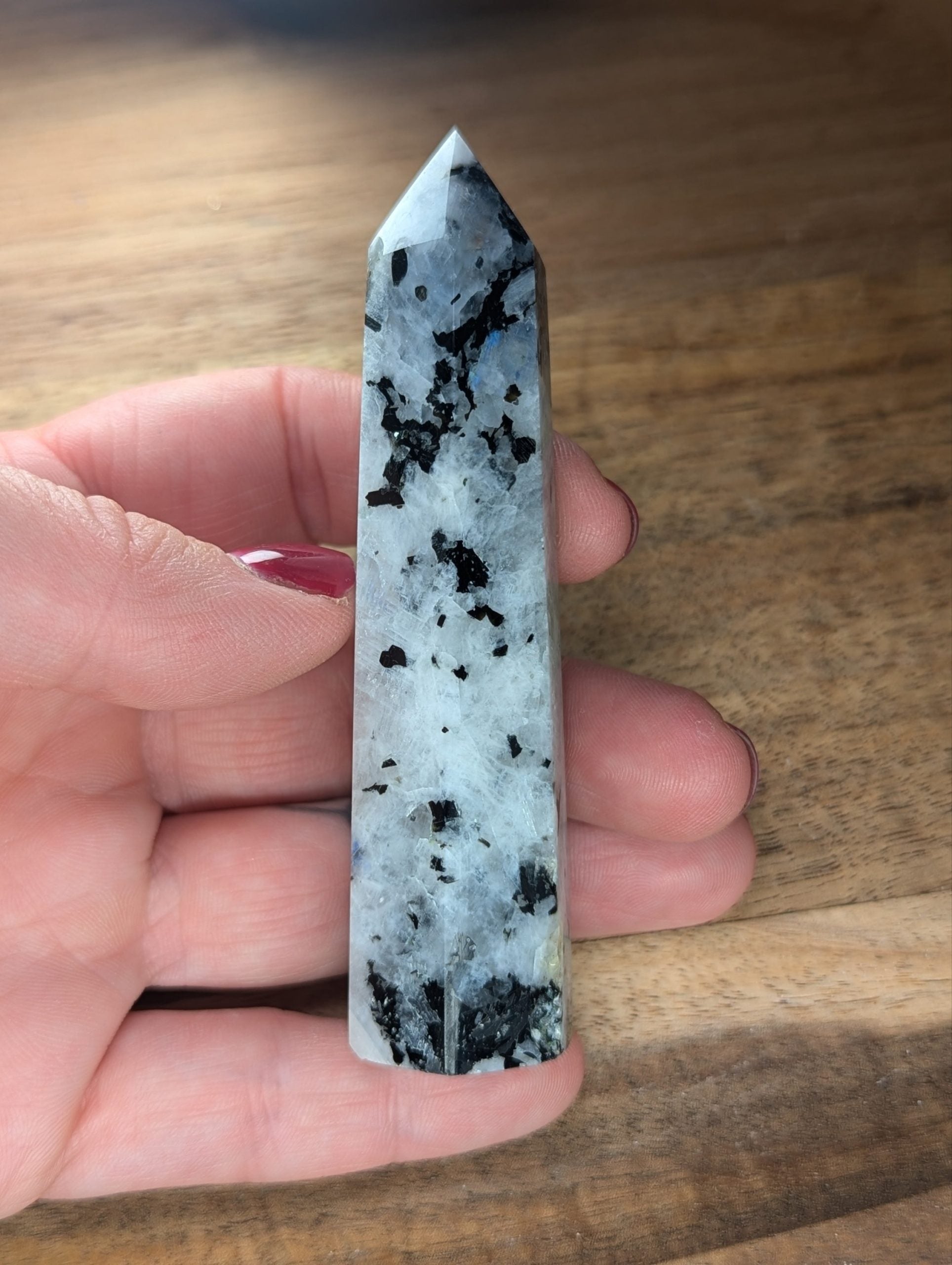 Rainbow Moonstone towers - 8-9cm image