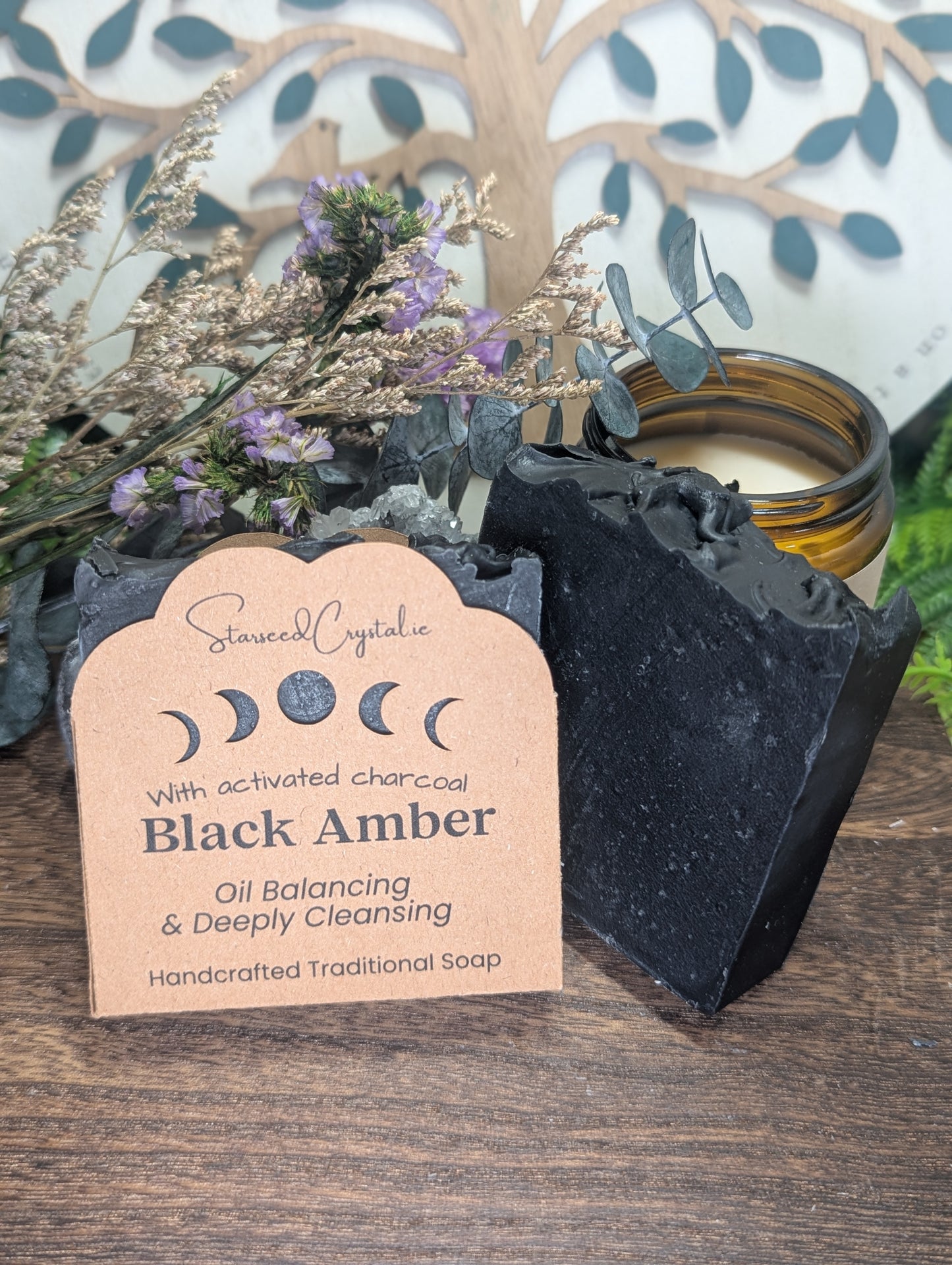 Black Amber Olive Oil Soap- Deep Cleanse