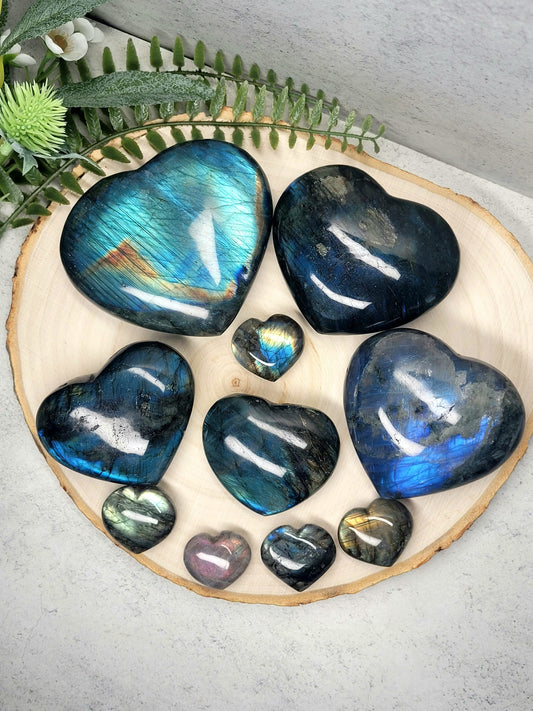 Labradorite Hearts image 0