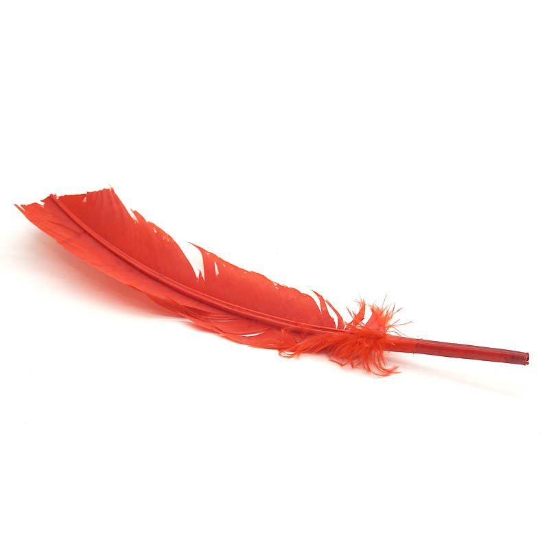 Smudging Feather-Large - Red image