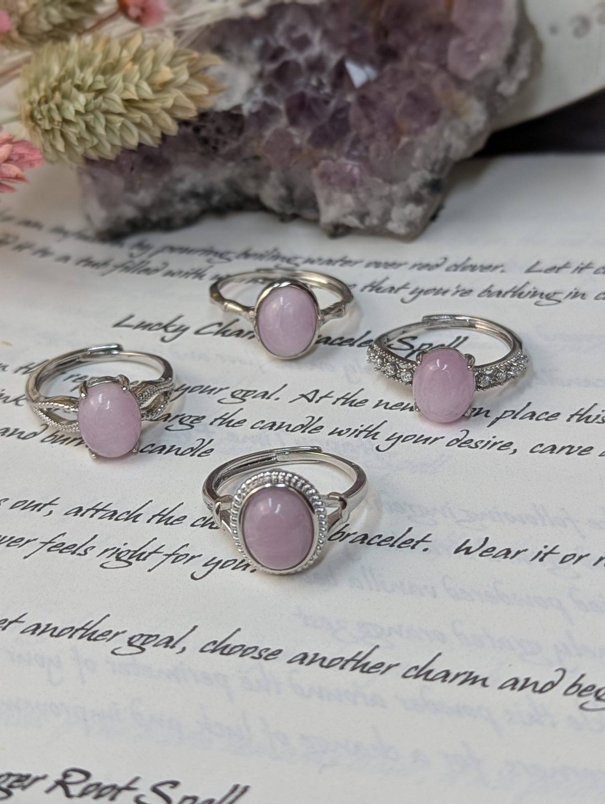 Kunzite rings image 1