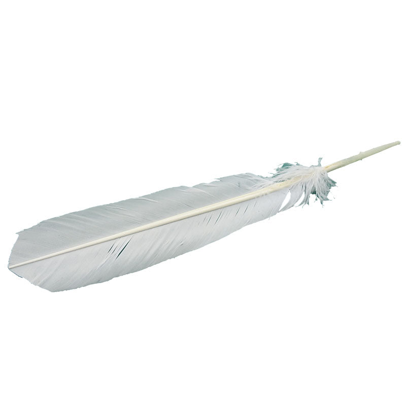 Smudging Feather-Large - White image