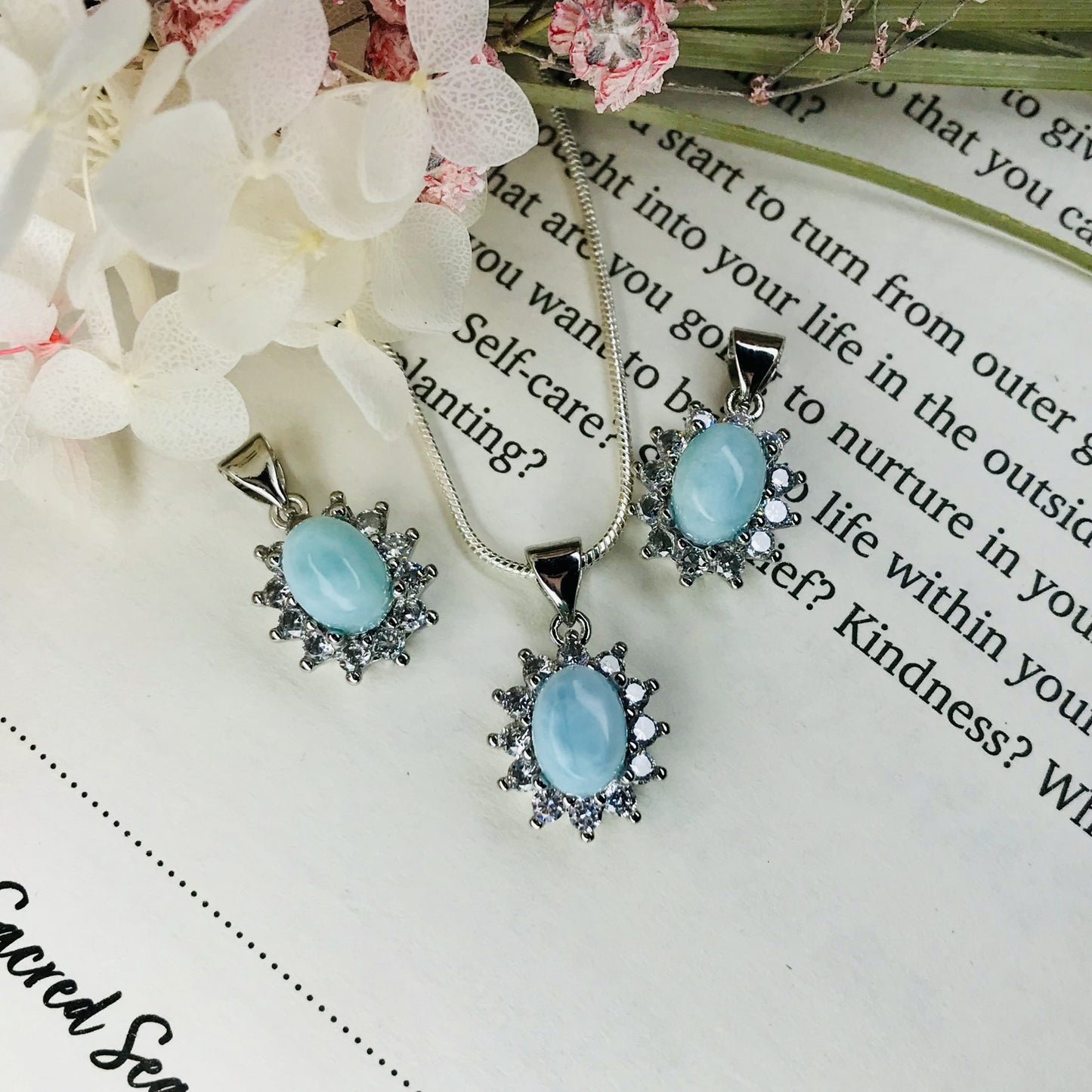 Larimar pendant image 1