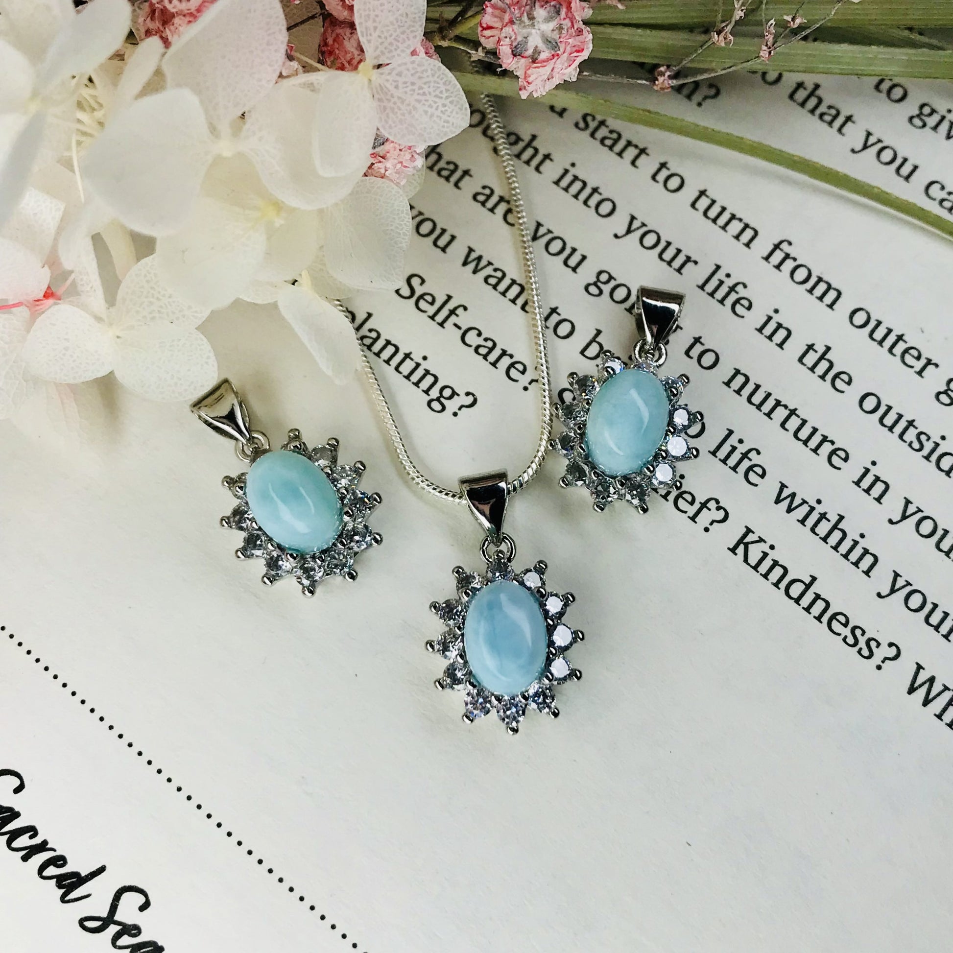 Larimar pendant image 1