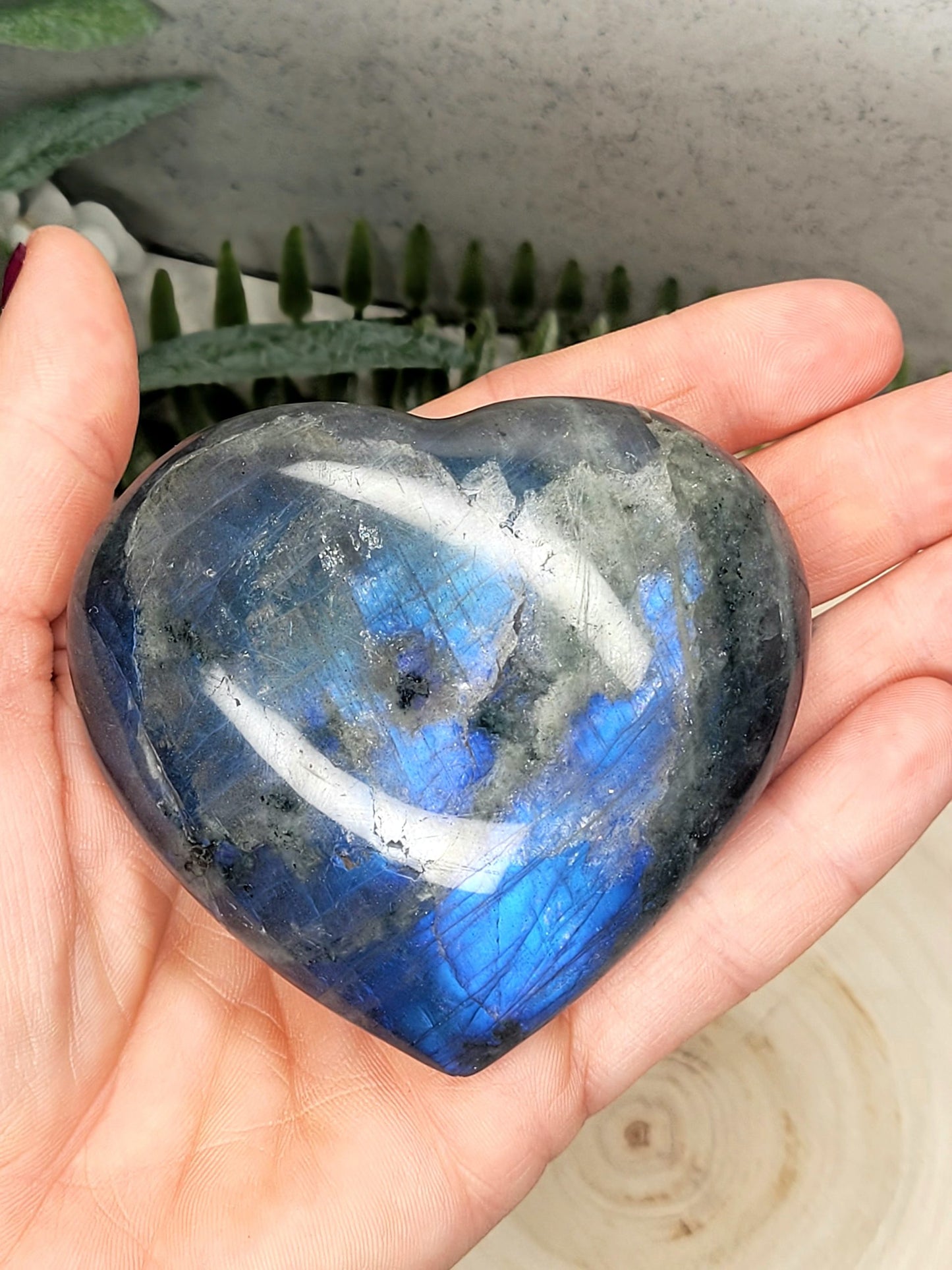 Labradorite Hearts - 182g image