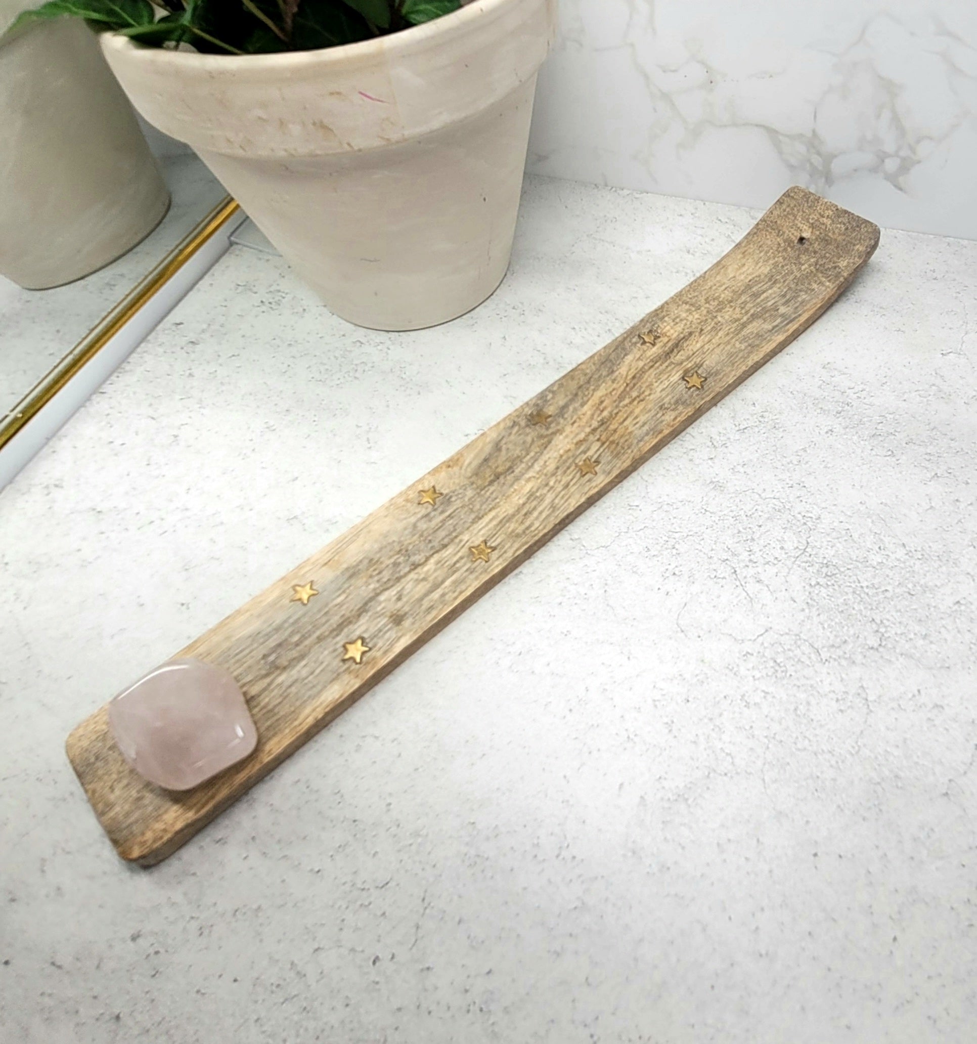 Rose Quartz Incense Holder image 0