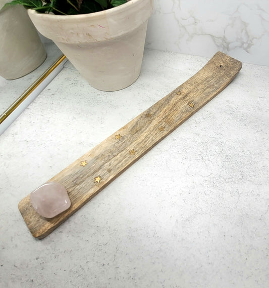 Rose Quartz Incense Holder image 0
