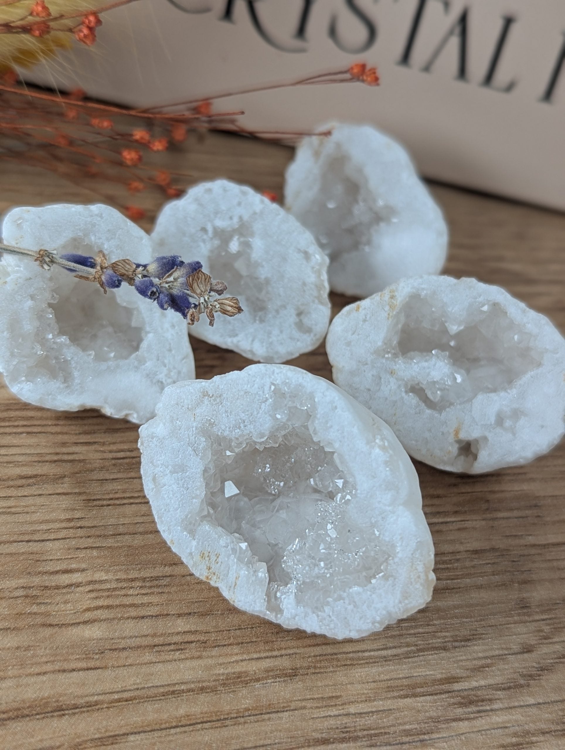 Mini Clear Quartz Geodes image 1