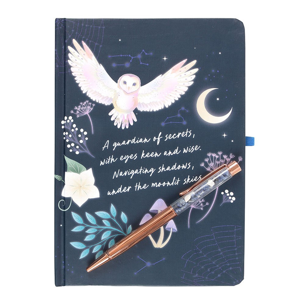 Owl Journal & Sodalite pen image 2
