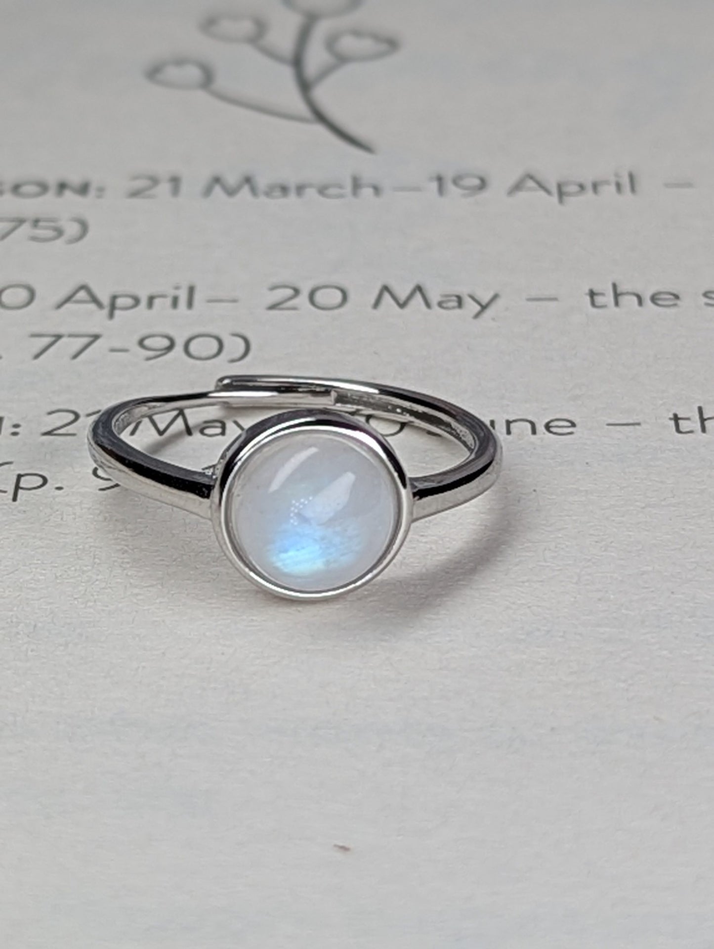 Moonstone rings image 4