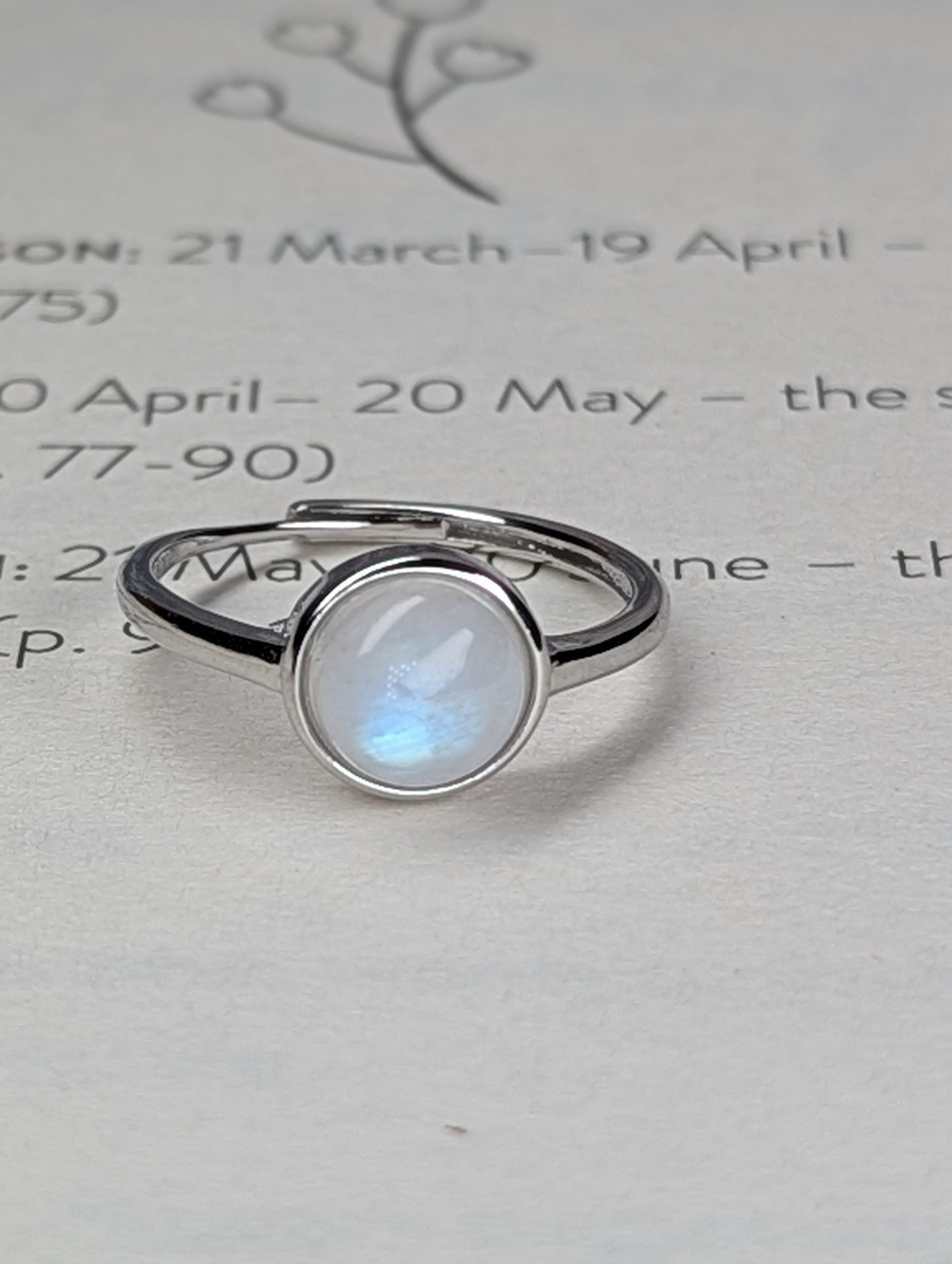 Moonstone rings image 4