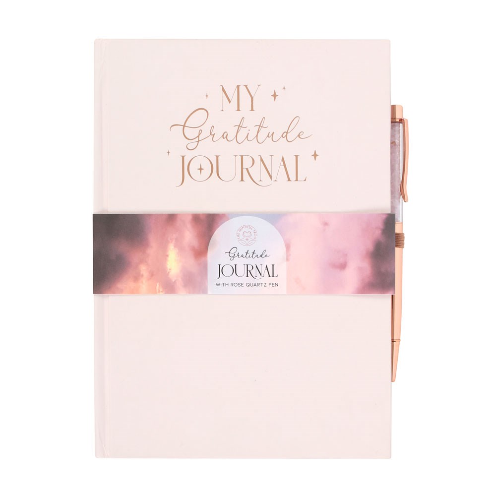 Gratitude Journal with Rose Quartz Pen image 2