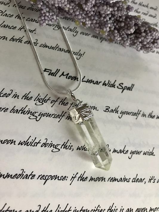 Clear Quartz point pendant image 0