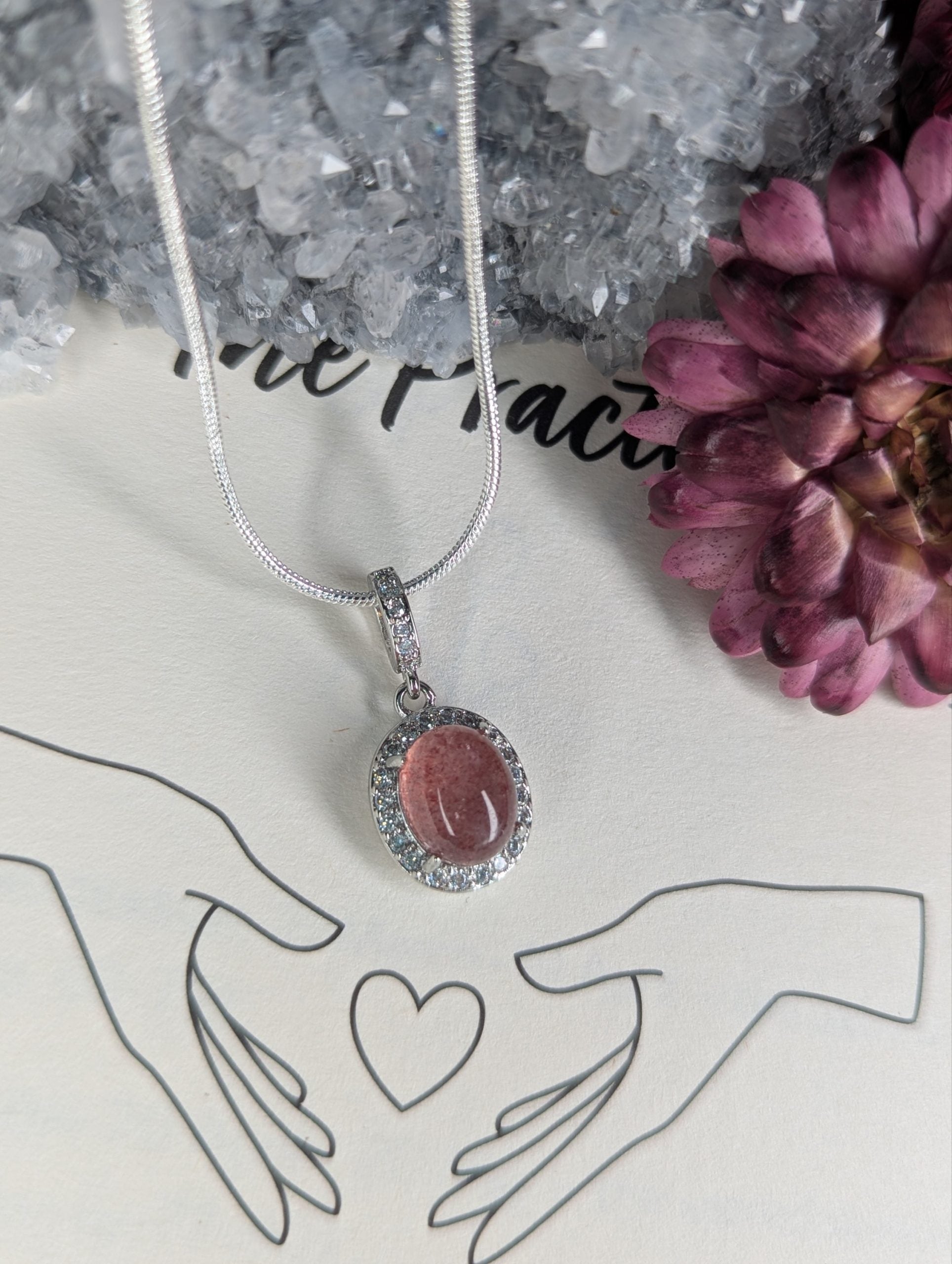 Strawberry Quartz Pendant image 0