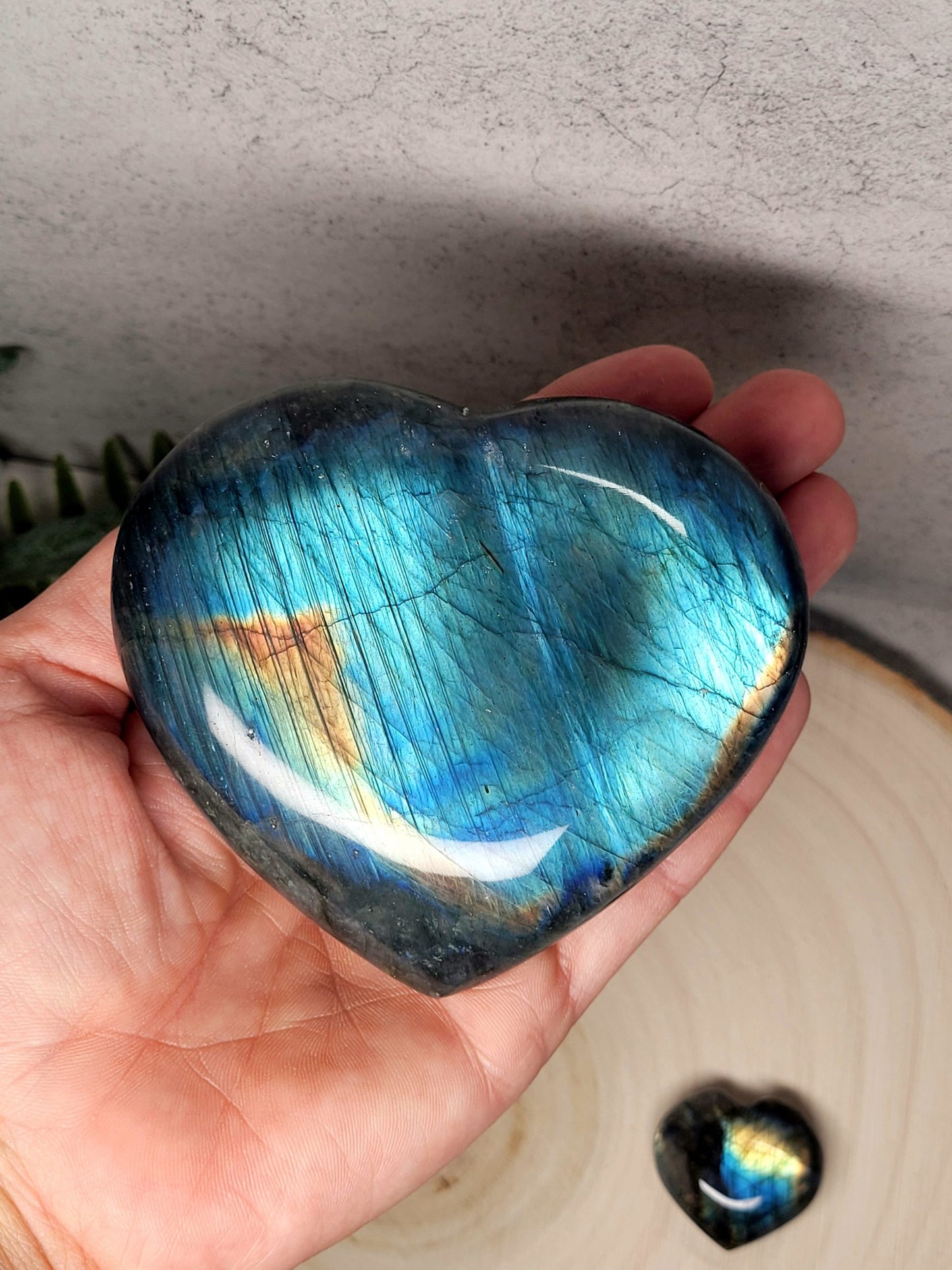 Labradorite Hearts - 297g image