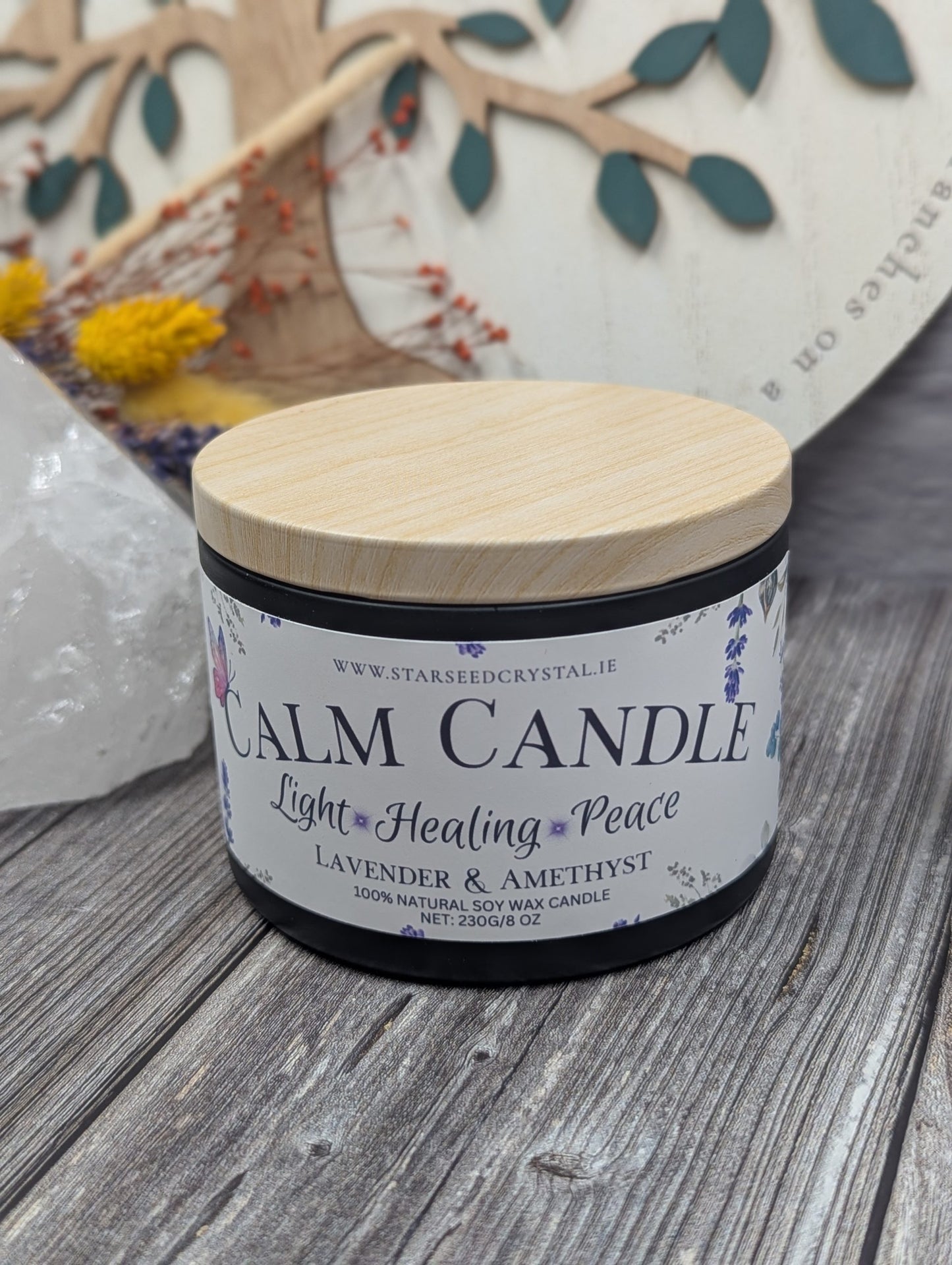 CALM Candle: Light-Healing-Peace image 2