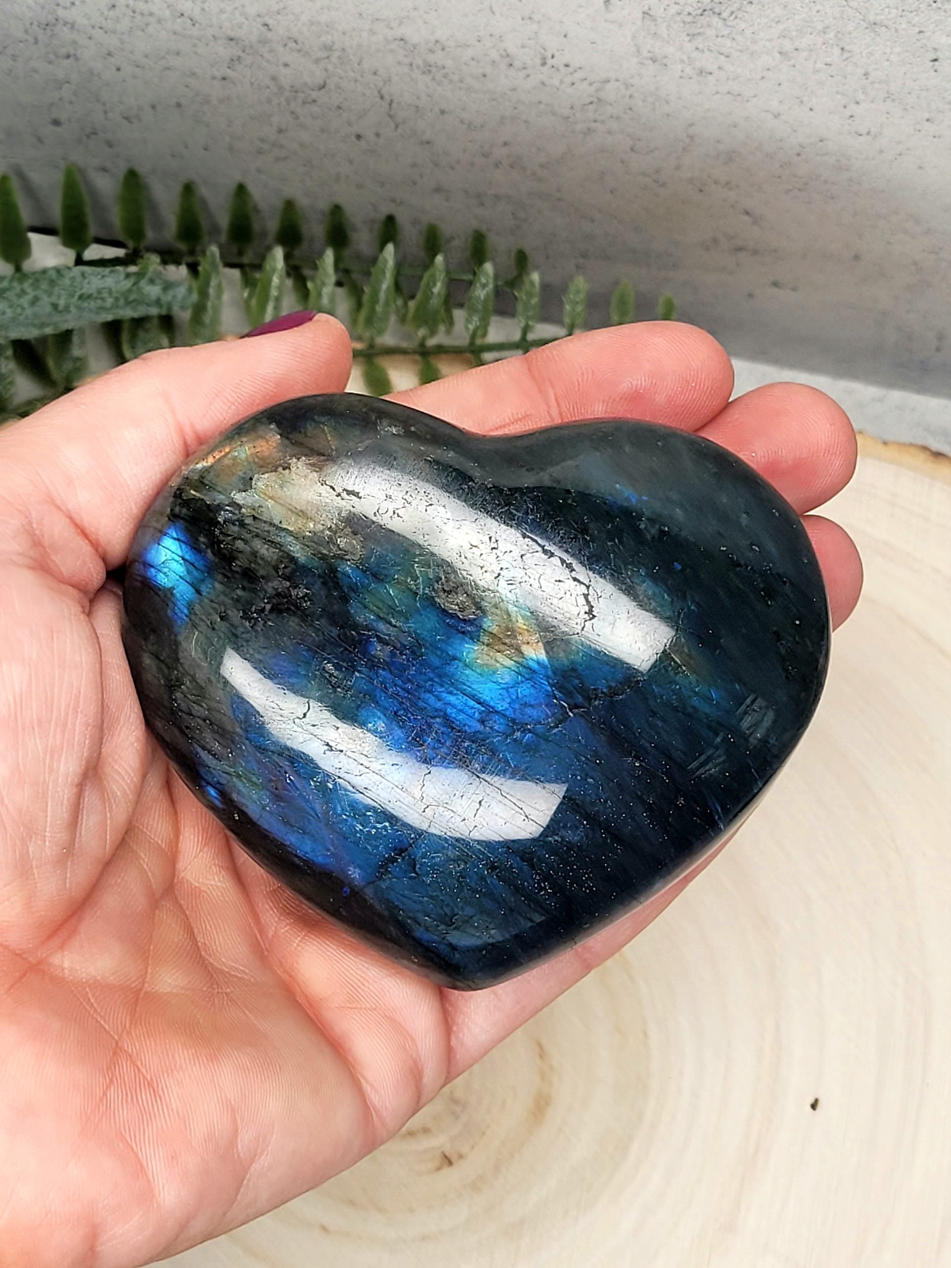 Labradorite Hearts - 210g image