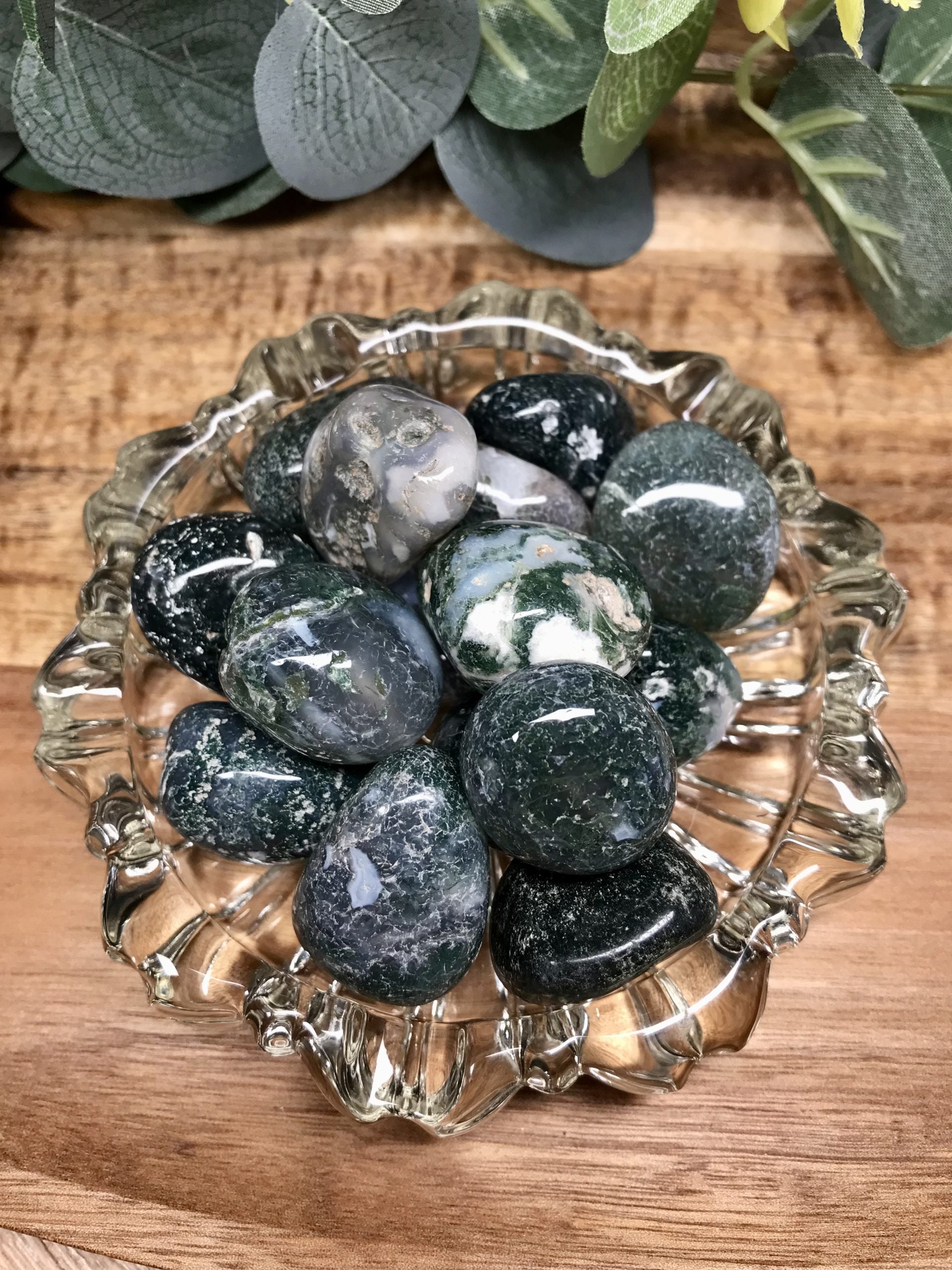 Moss Agate tumblestone image 0