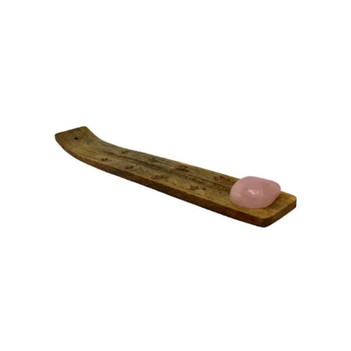 Rose Quartz Incense Holder image 1